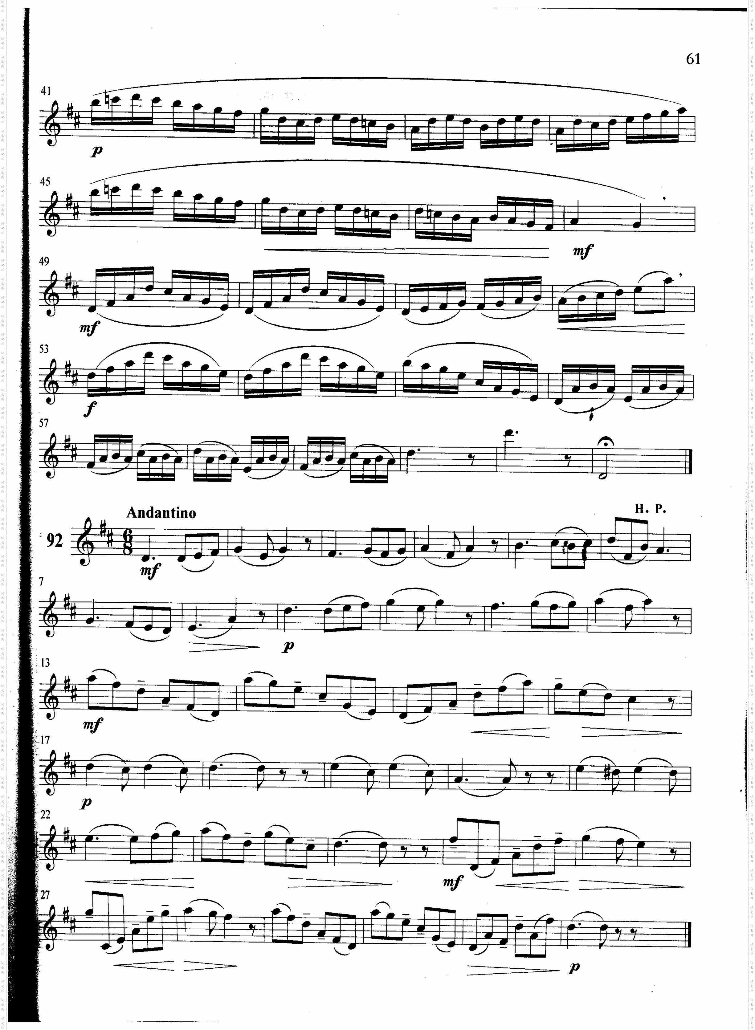 萨克斯管练习曲第100—061页
