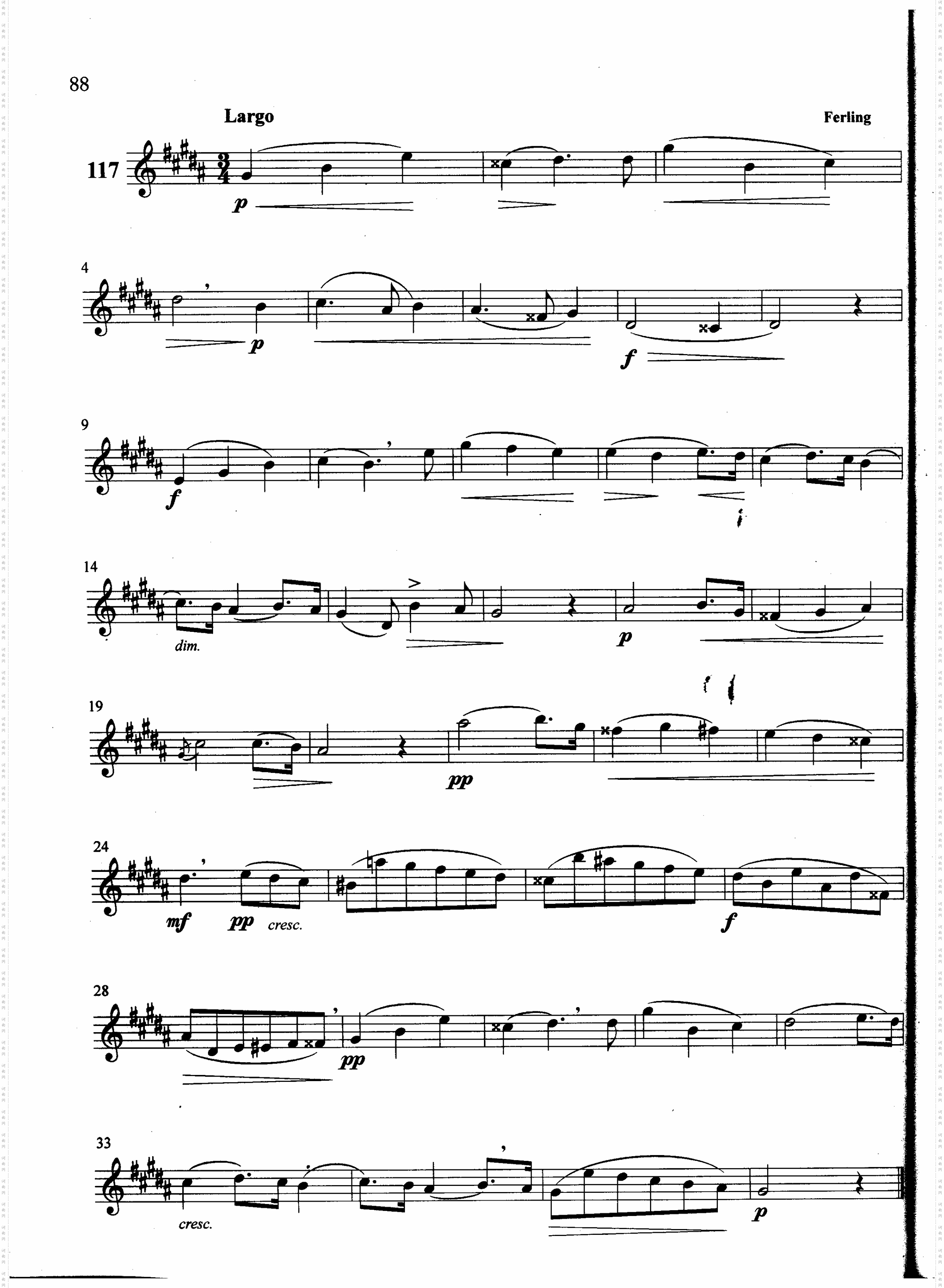 萨克斯管练习曲第100—088页