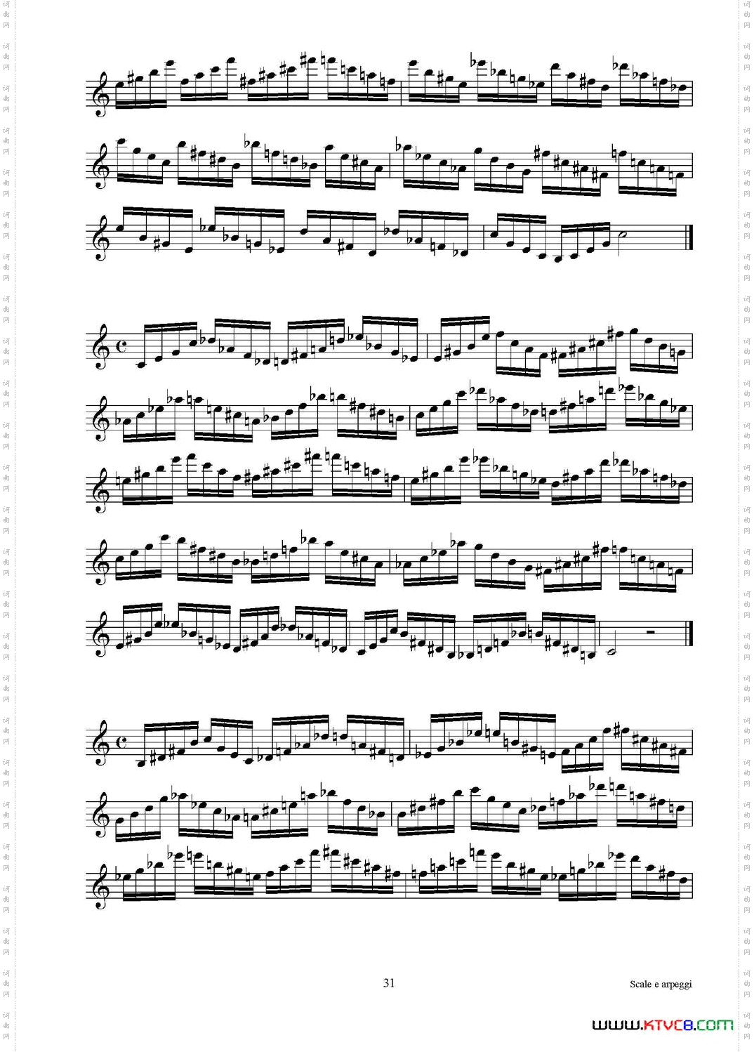 实用的萨克斯音阶练习曲集_P31——46