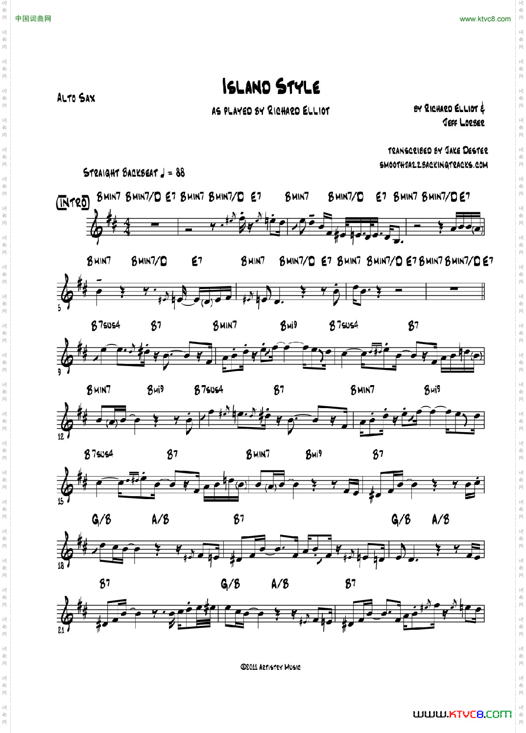 IslandStyle中音萨克斯_Island Style中音萨克斯