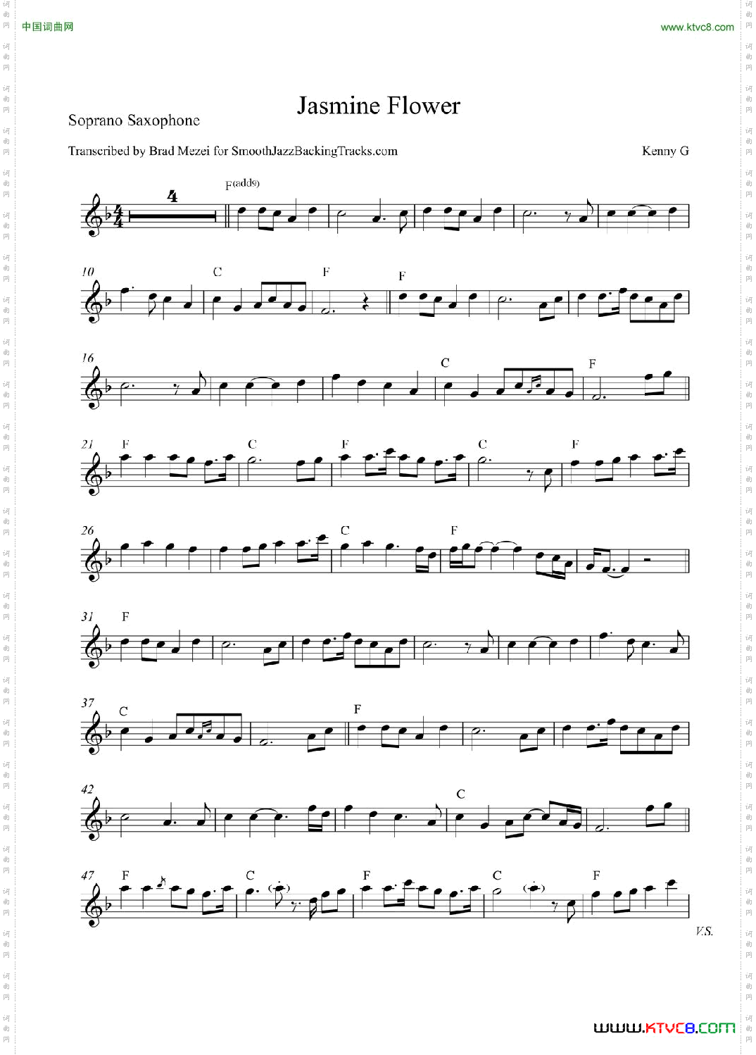 JasmineFlower高音萨克斯_Jasmine Flower高音萨克斯