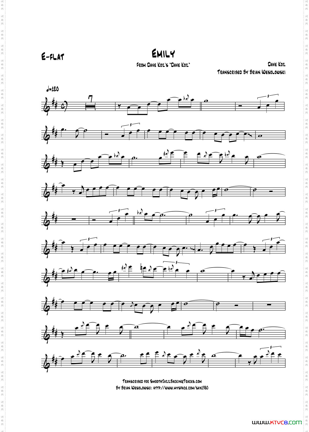 Emily中音萨克斯