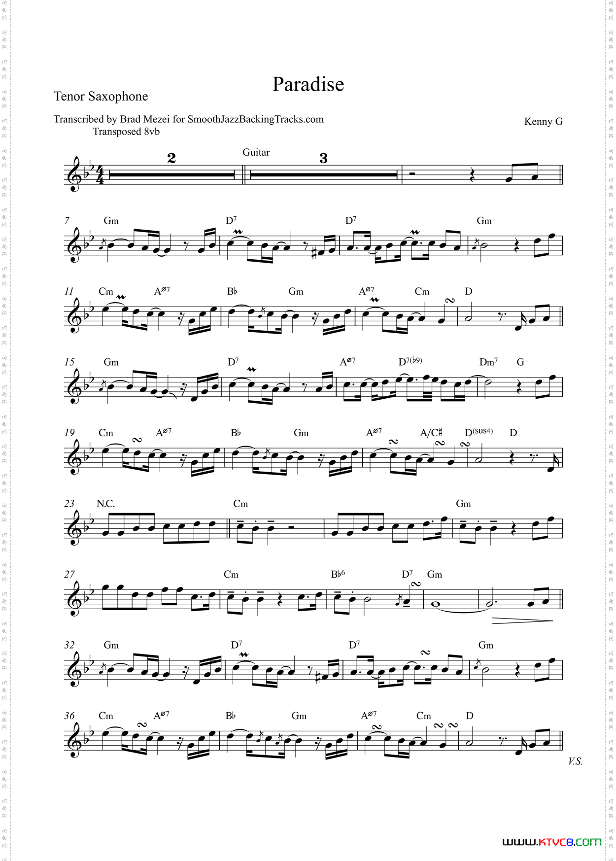 Paradise次中音萨克斯