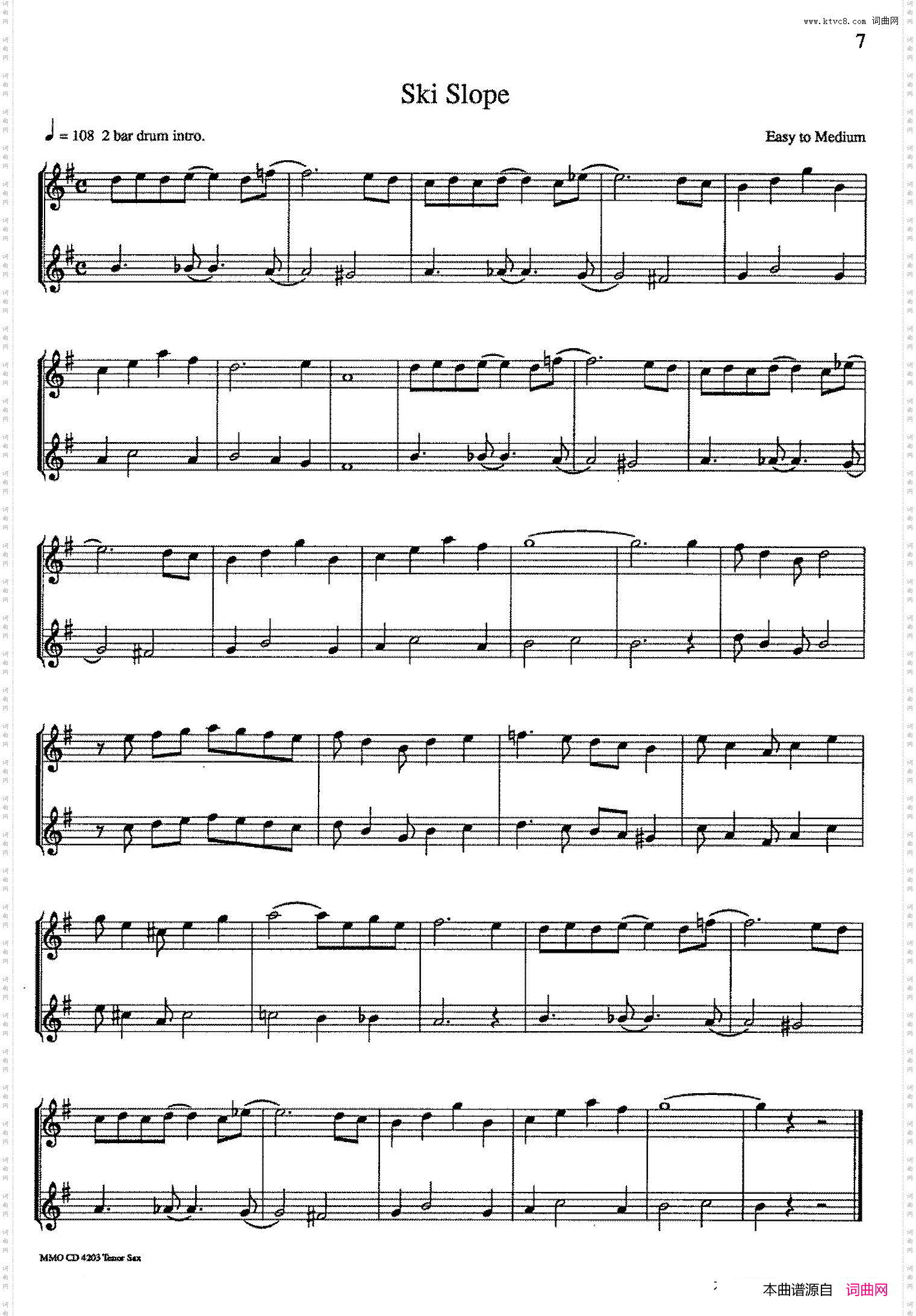 16首爵士二重奏:SkiSlope