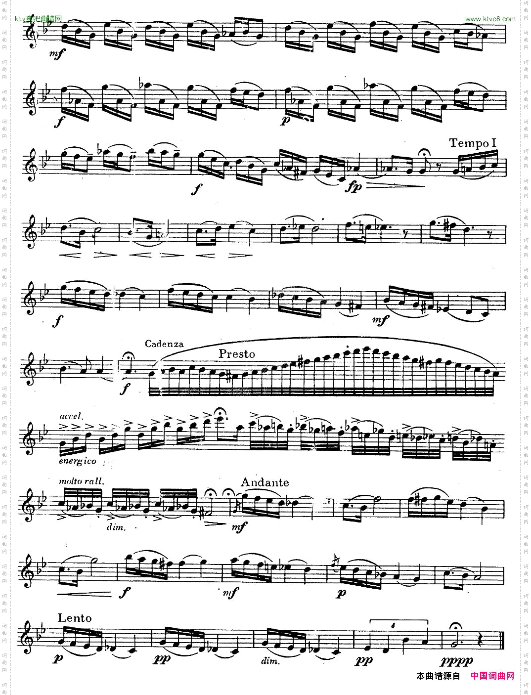 奇特克-萨克斯练习曲之七ETUDYPROSAXOPHON-FRZITRK.op.3