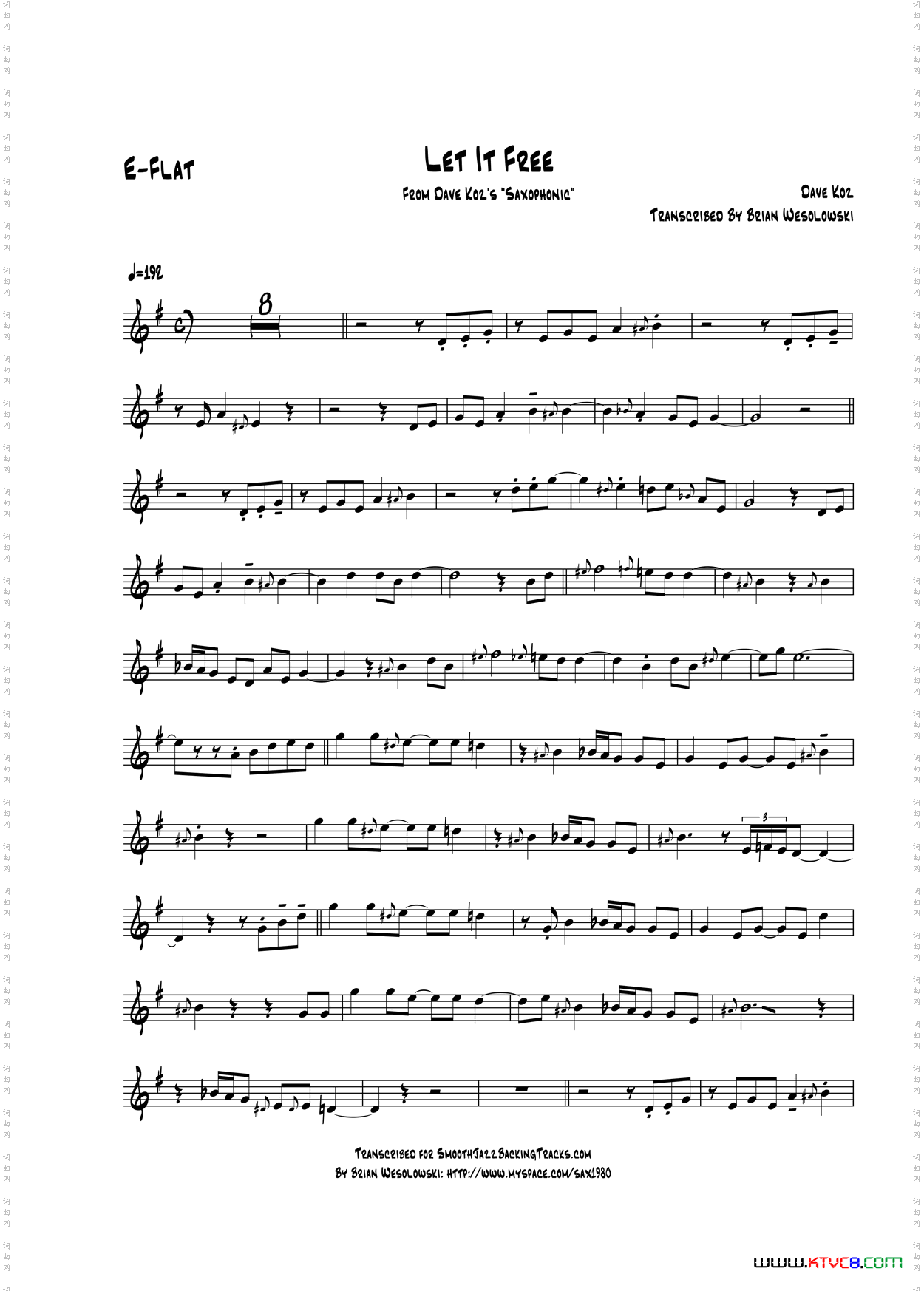 LetItFree中音萨克斯_Let It Free中音萨克斯