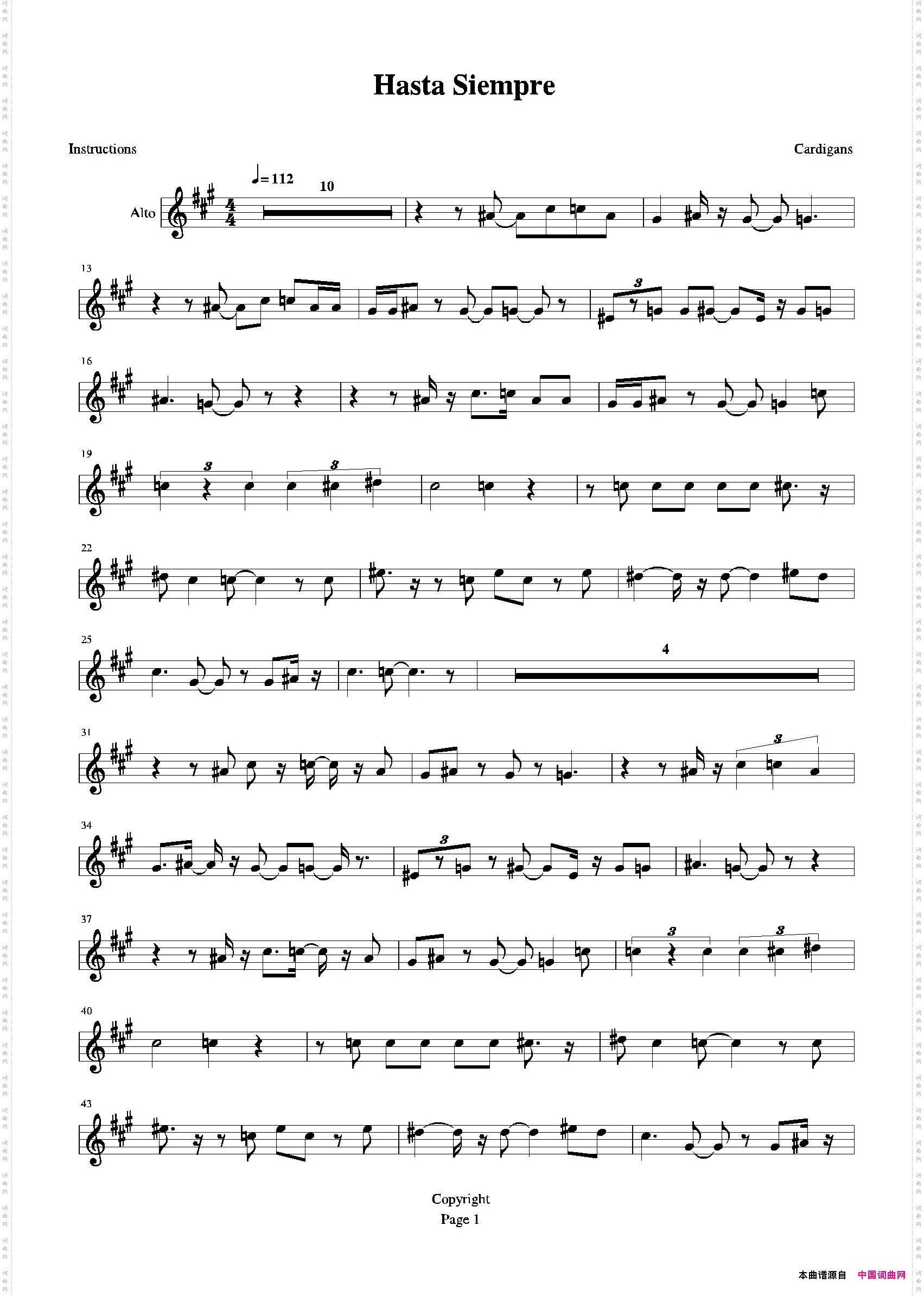 Hastasiempre又名：CheGuevara切·格瓦拉中音萨克斯_Hasta siempre又名：Che Guevara切·格瓦拉中音萨克斯