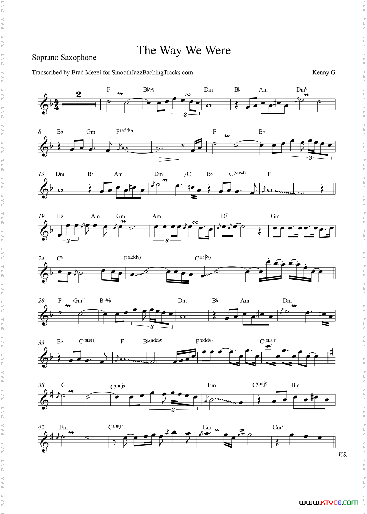 TheWayWeWere高音萨克斯_The Way We Were高音萨克斯
