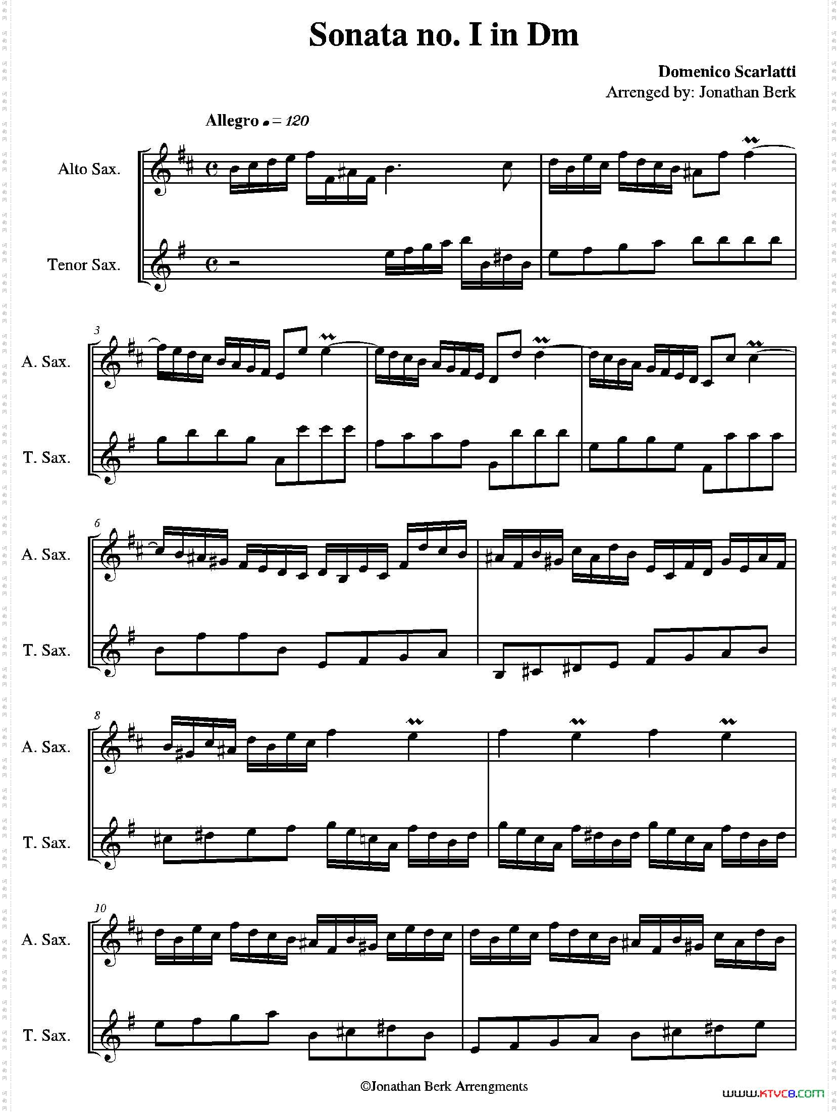Sonatano.IinDm二重奏_Sonata no. I in Dm二重奏