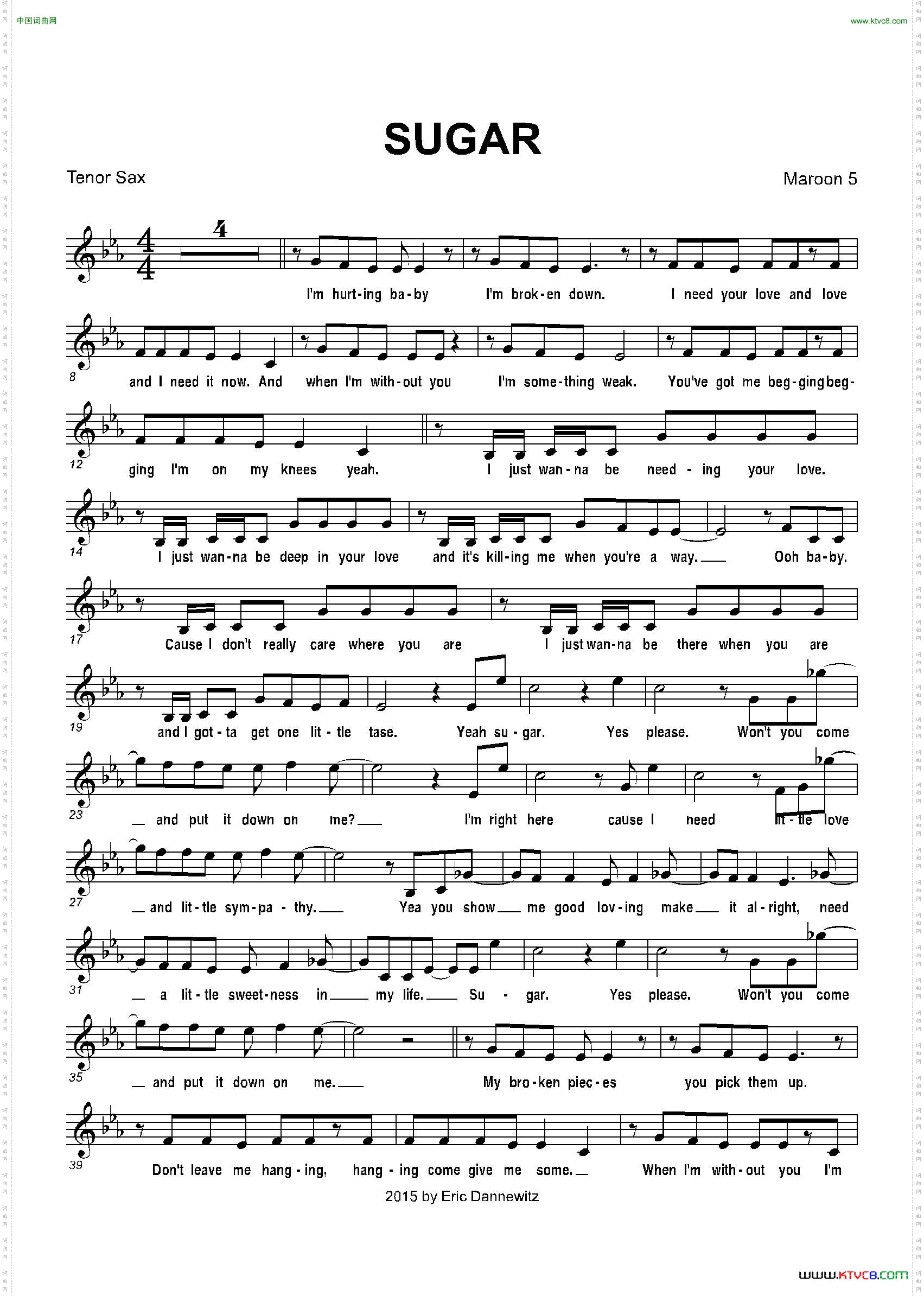 sugar糖果次中音萨克斯