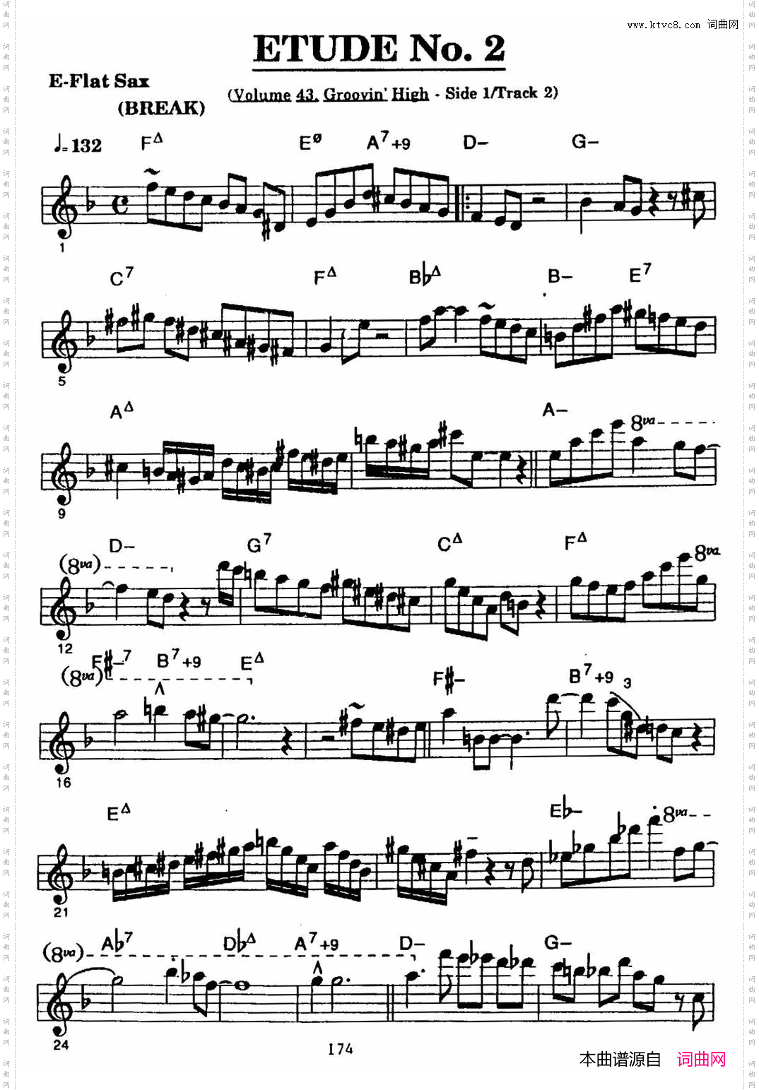 爵士乐超吹练习曲二