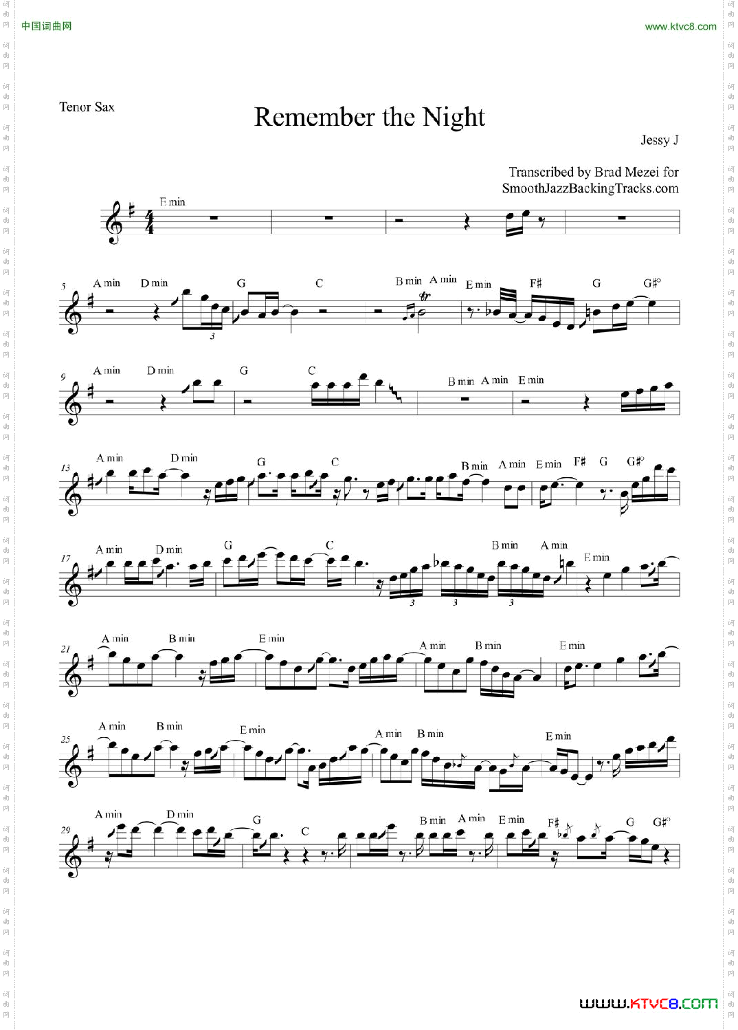 RememberTheNight次中音萨克斯_Remember The Night次中音萨克斯