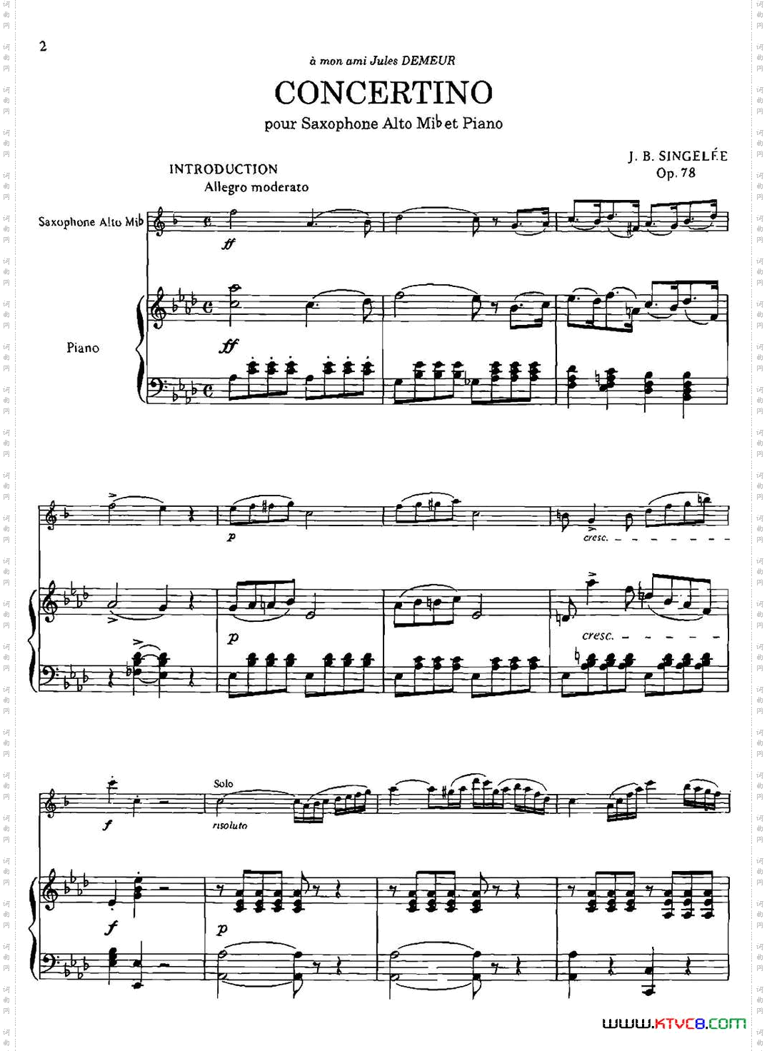 CONCERTinoOp.78萨克斯+钢琴伴奏_CONCERTino Op.78萨克斯+钢琴伴奏