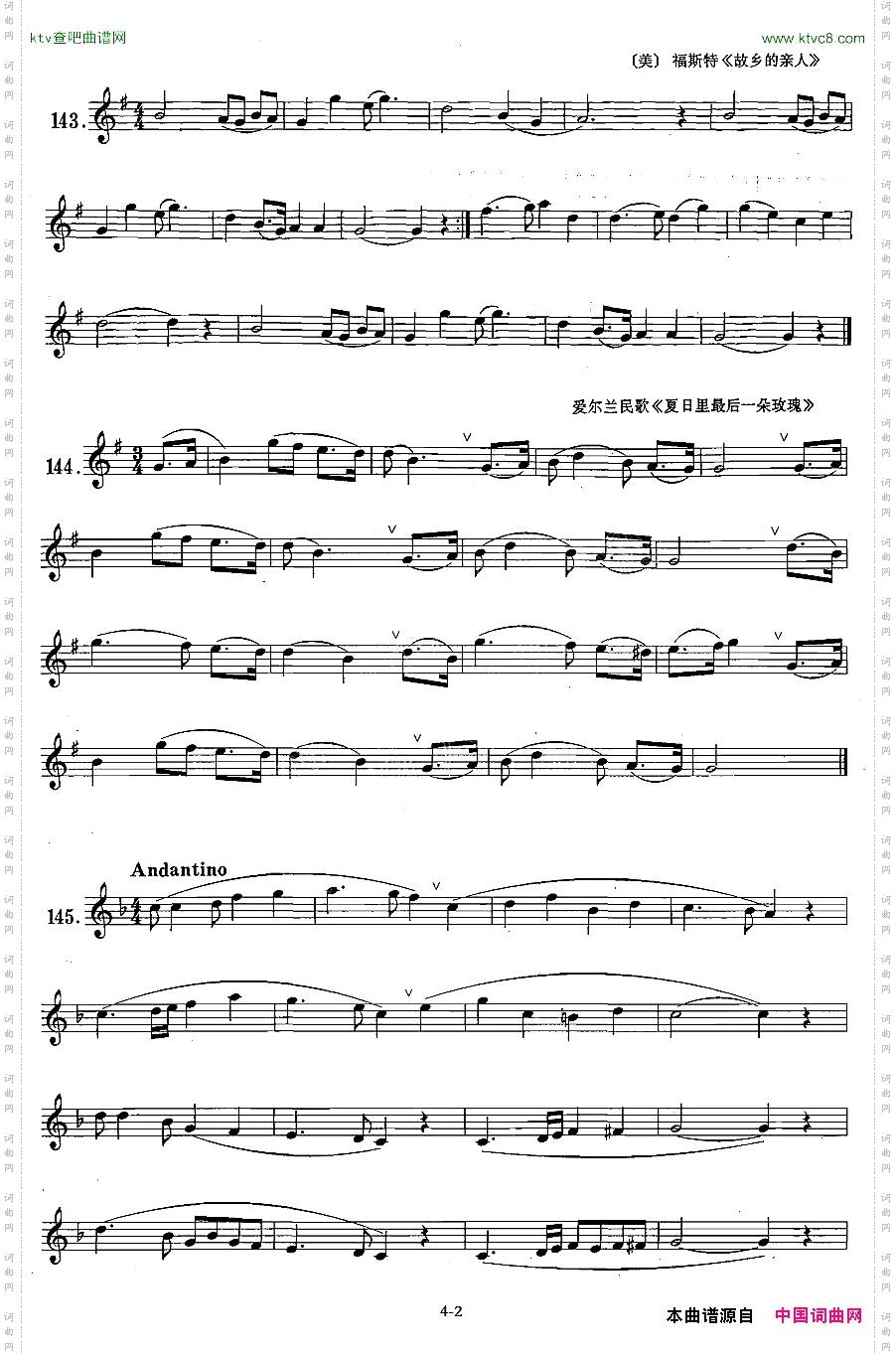 萨克斯练习曲合集1—24切分音练习