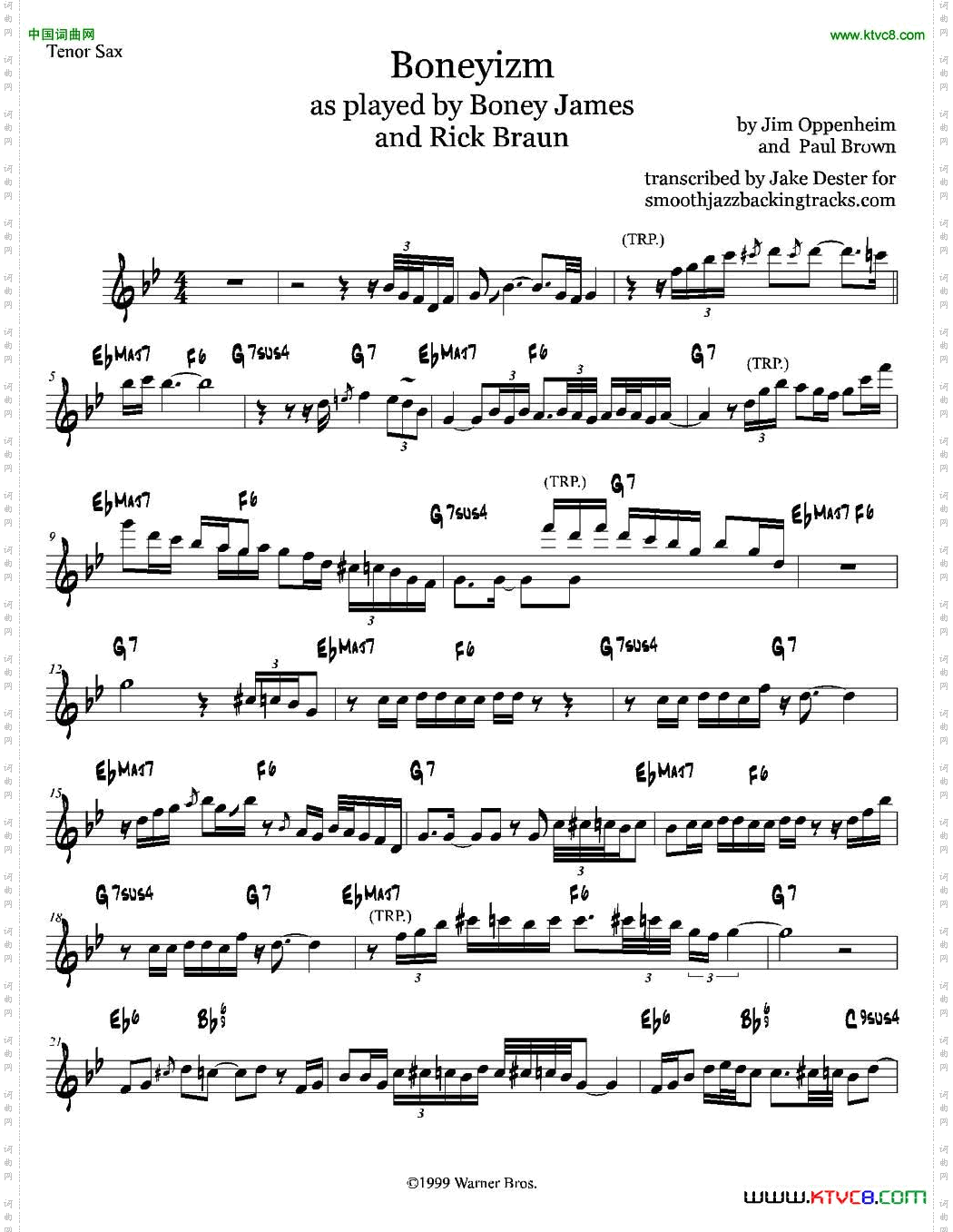 Boneyizm次中音萨克斯