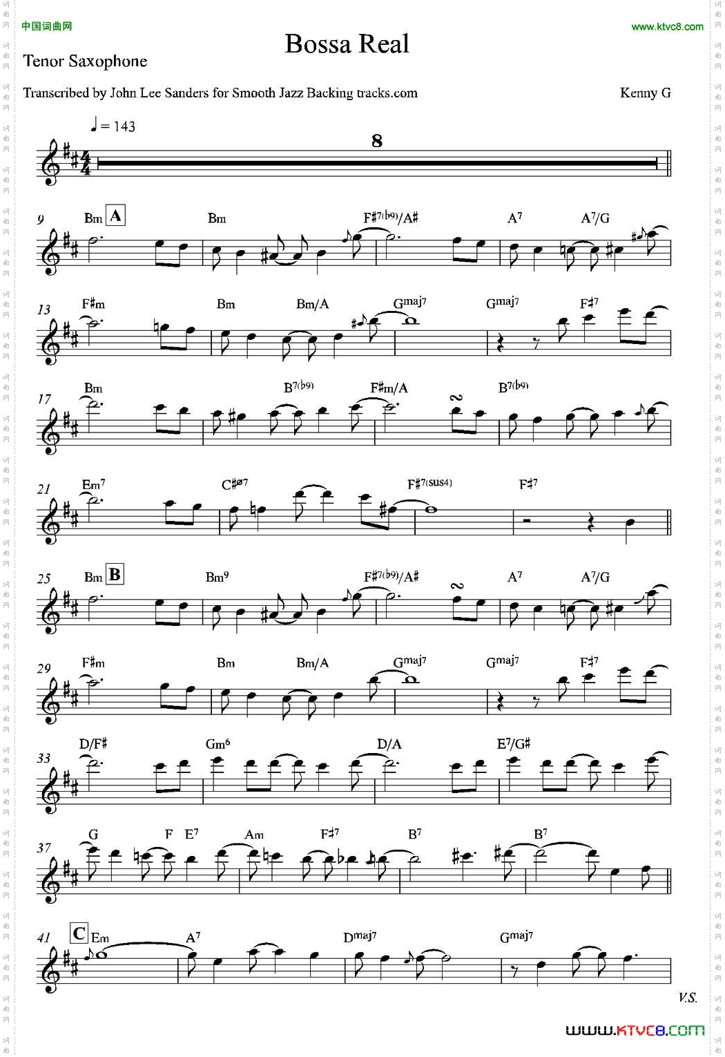 BossaReal次中音萨克斯_Bossa Real次中音萨克斯