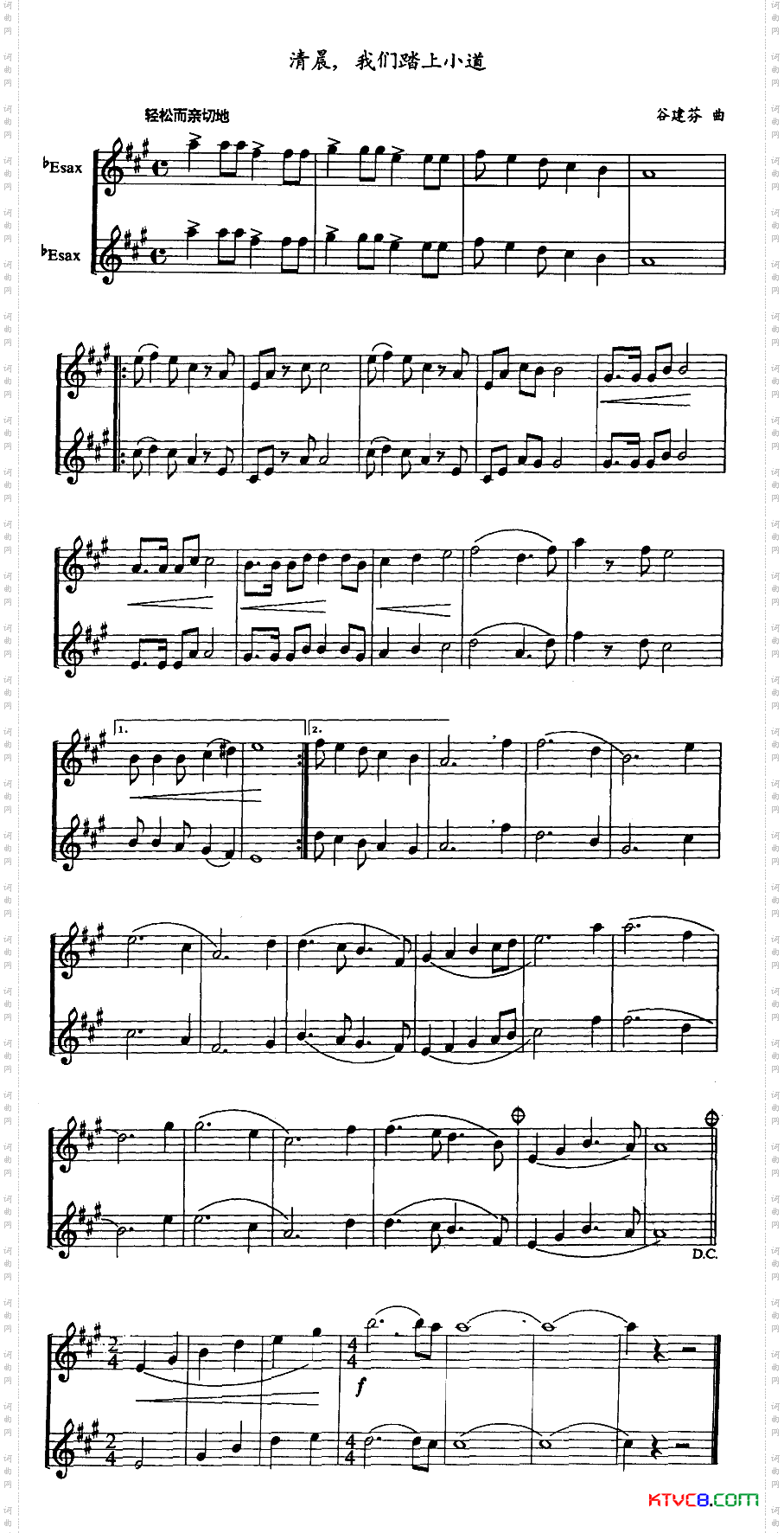 清晨我们踏上小道