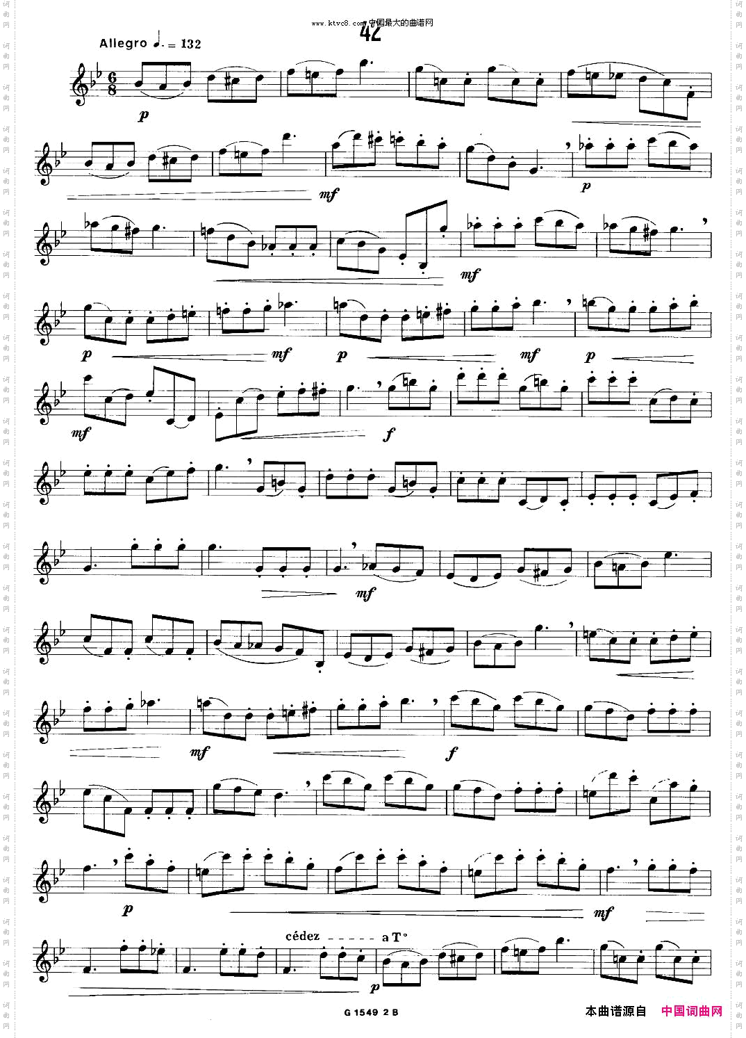 50首经典萨克斯管练习曲42—50