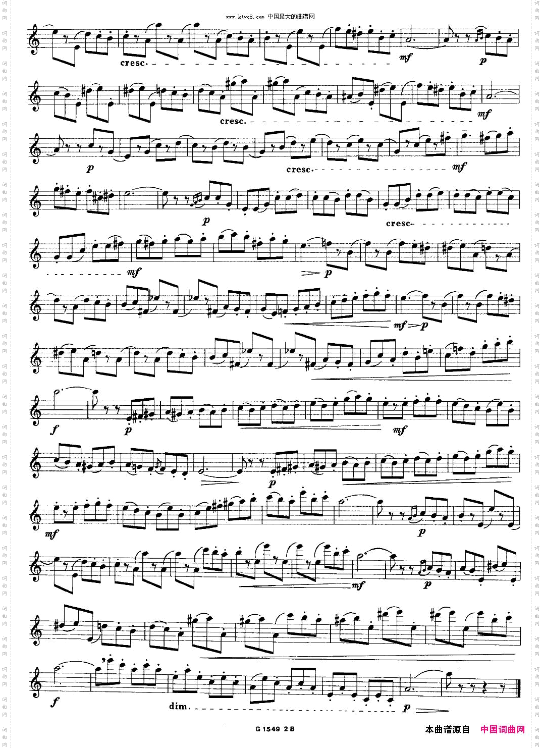 50首经典萨克斯管练习曲42—50