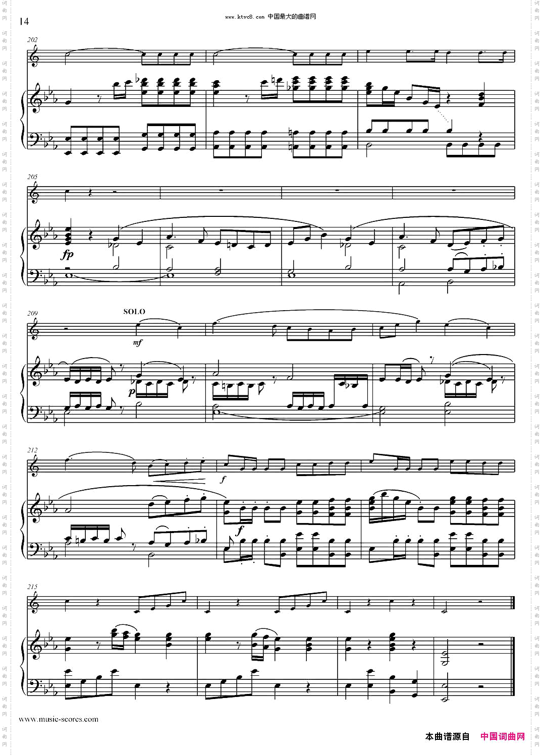 Mozart：ConcertoKV495No.4-1st中音萨克斯+钢琴伴奏