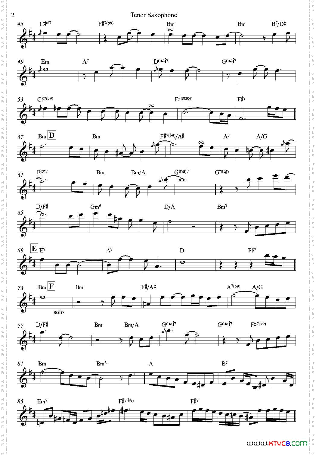 BossaReal次中音萨克斯_Bossa Real次中音萨克斯