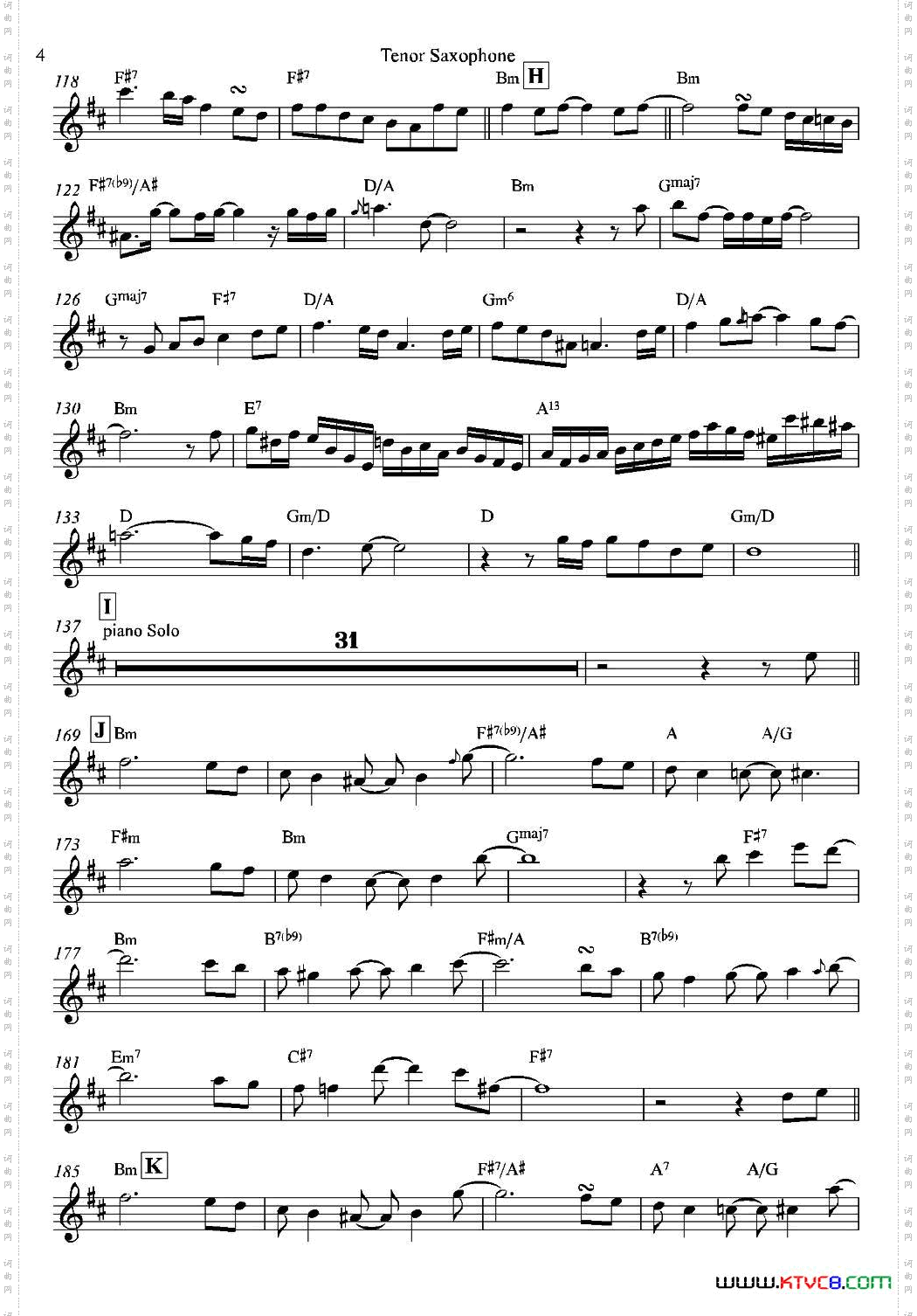 BossaReal次中音萨克斯_Bossa Real次中音萨克斯