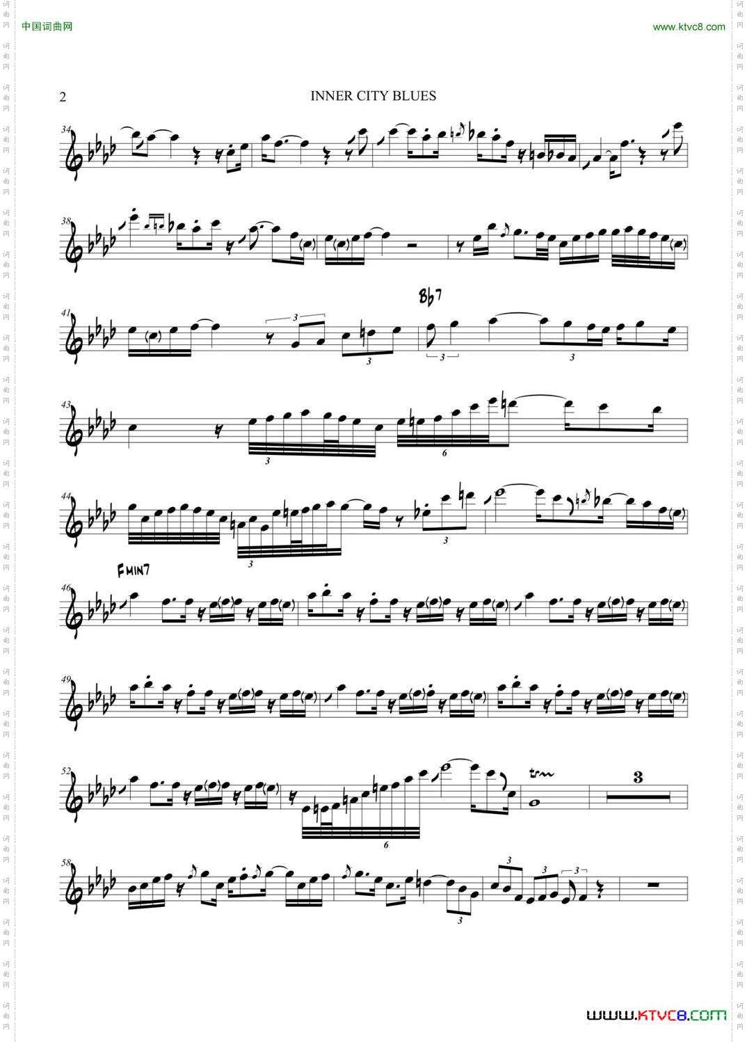 InnerCityBlues次中音萨克斯_Inner City Blues次中音萨克斯