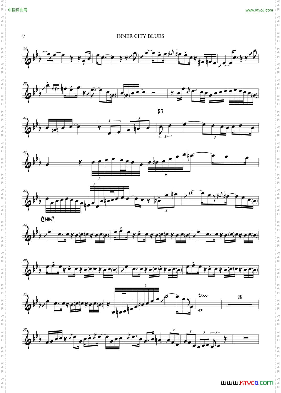 InnerCityBlues中音萨克斯_Inner City Blues中音萨克斯