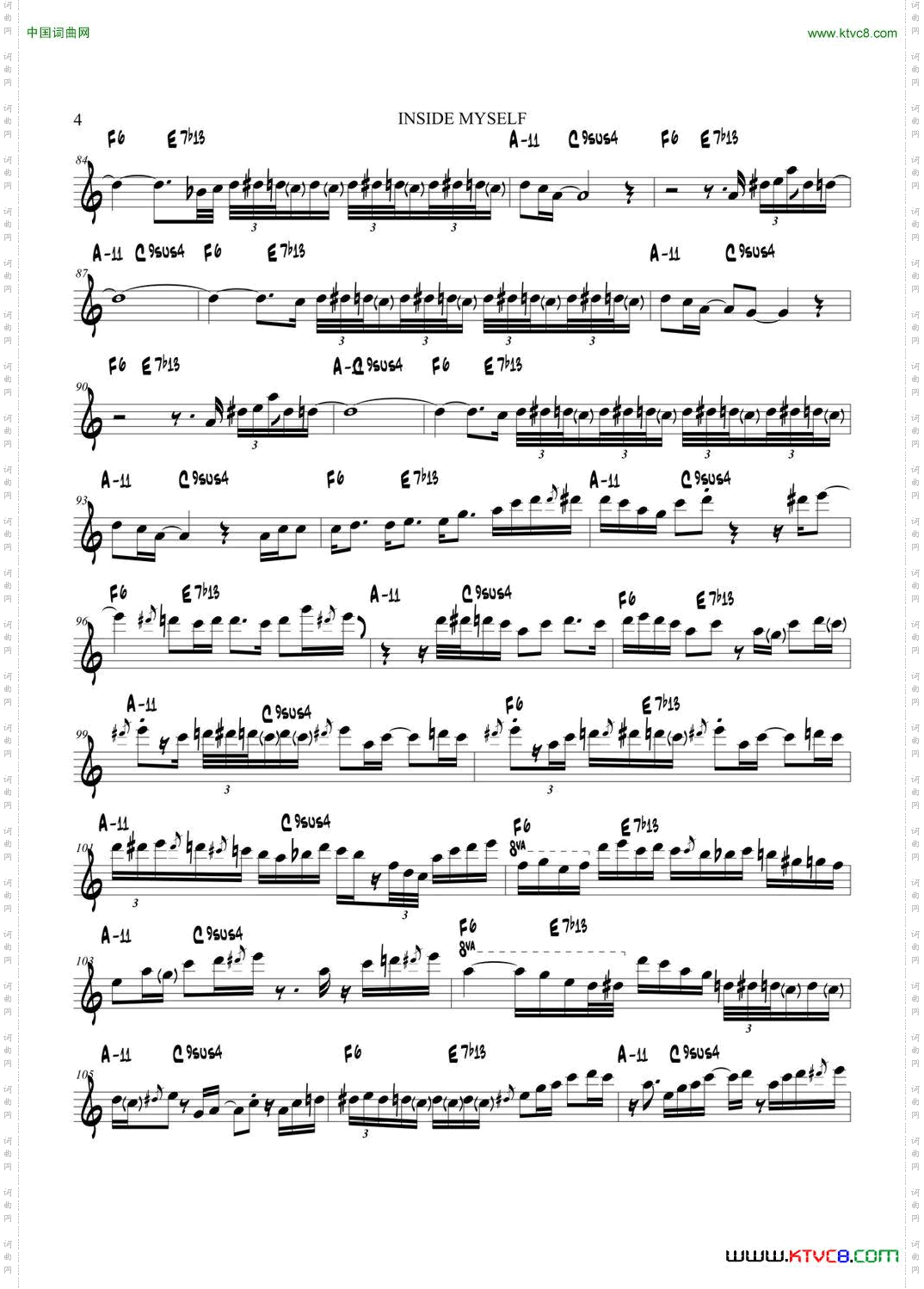 InsideMyself中音萨克斯_In side My self中音萨克斯