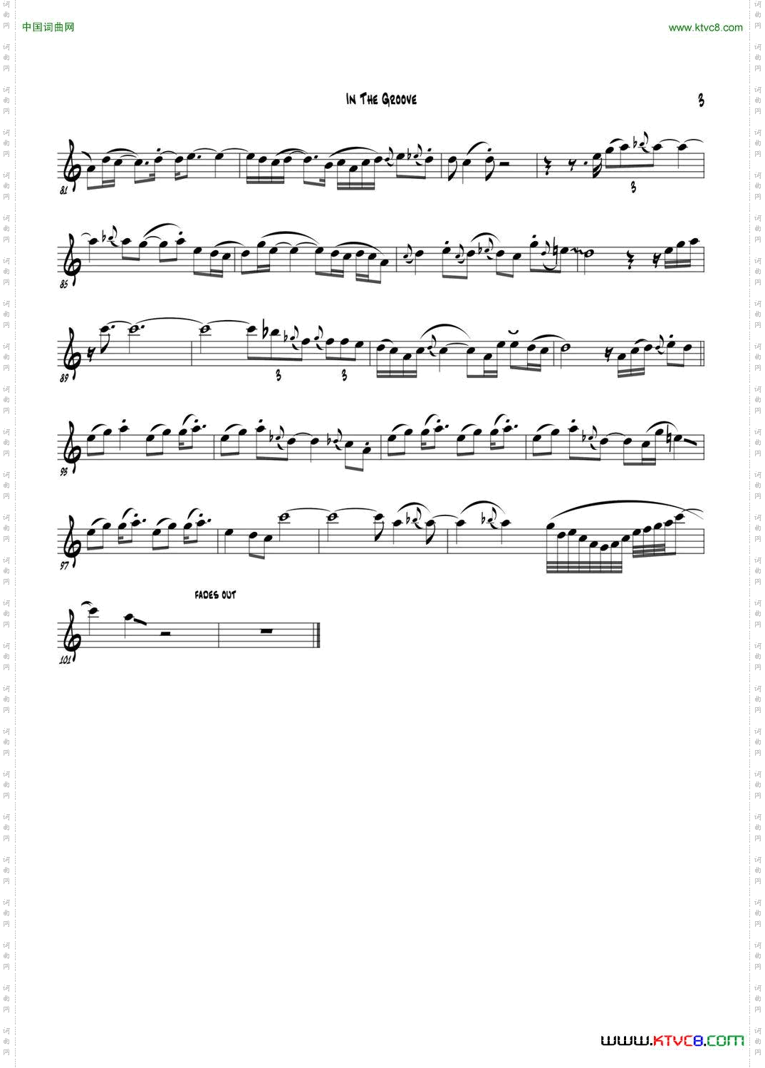 InTheGroove中音萨克斯_In The Groove中音萨克斯