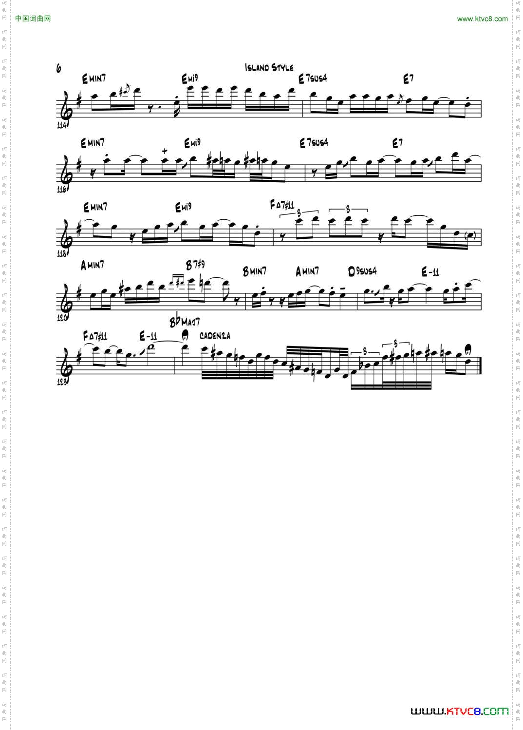 IslandStlye次中音萨克斯_Island Stlye次中音萨克斯