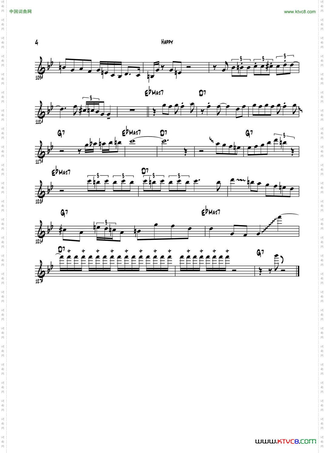 Happy次中音萨克斯