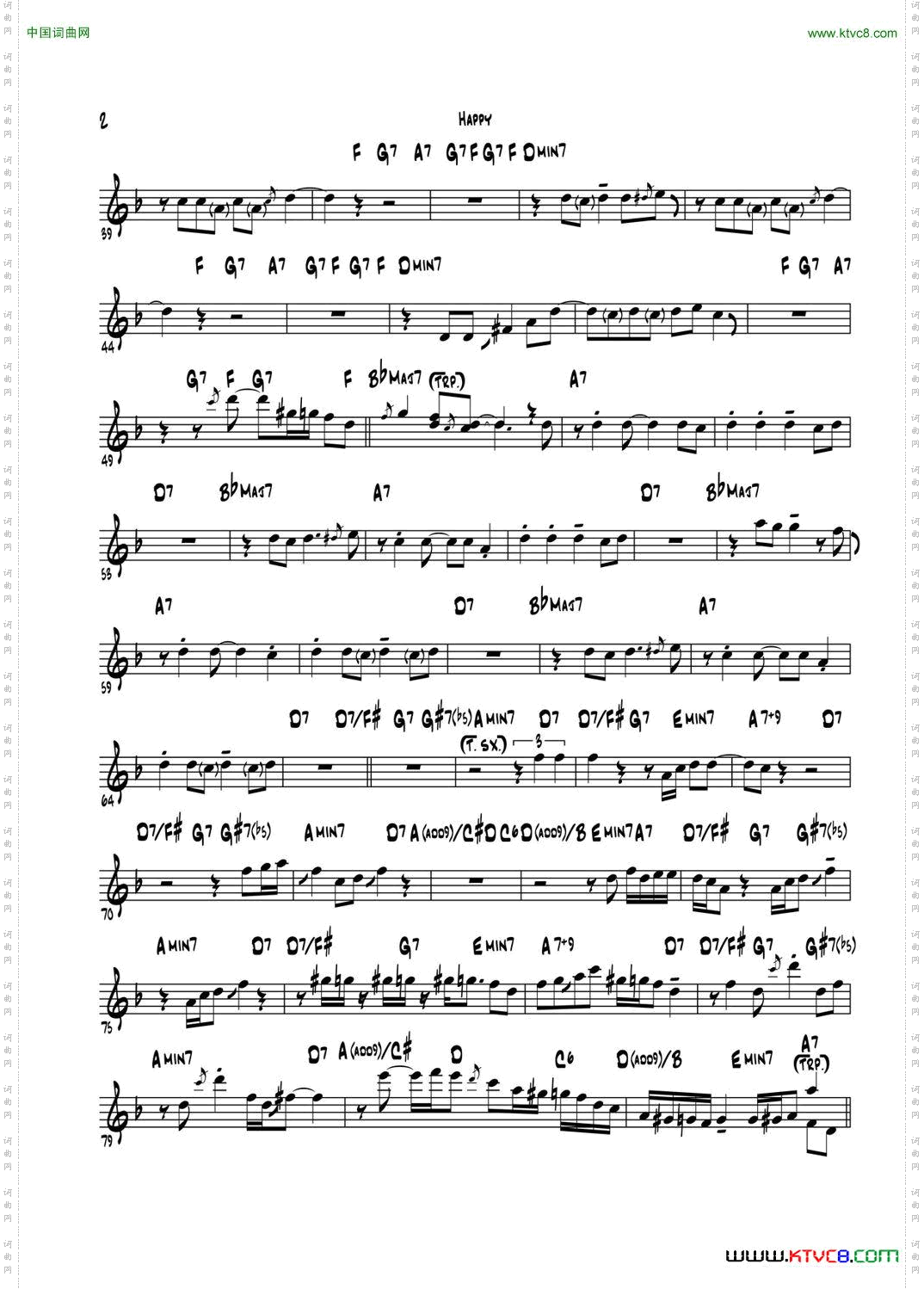 Happy中音萨克斯