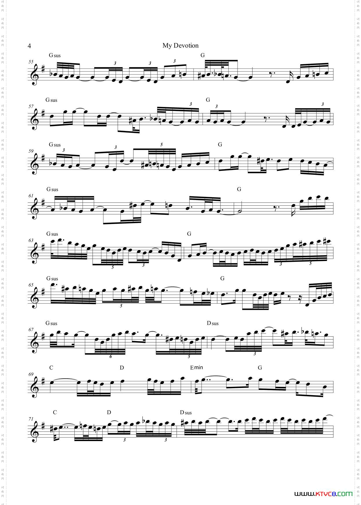 MyDevotion次中音萨克斯_My Devotion次中音萨克斯