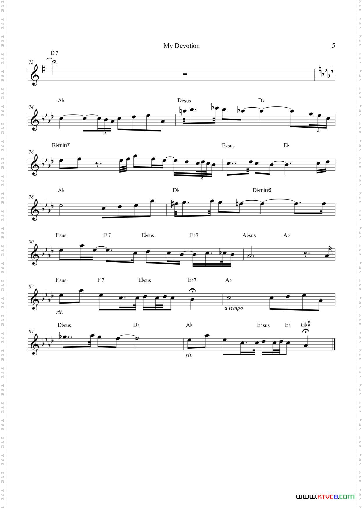 MyDevotion次中音萨克斯_My Devotion次中音萨克斯