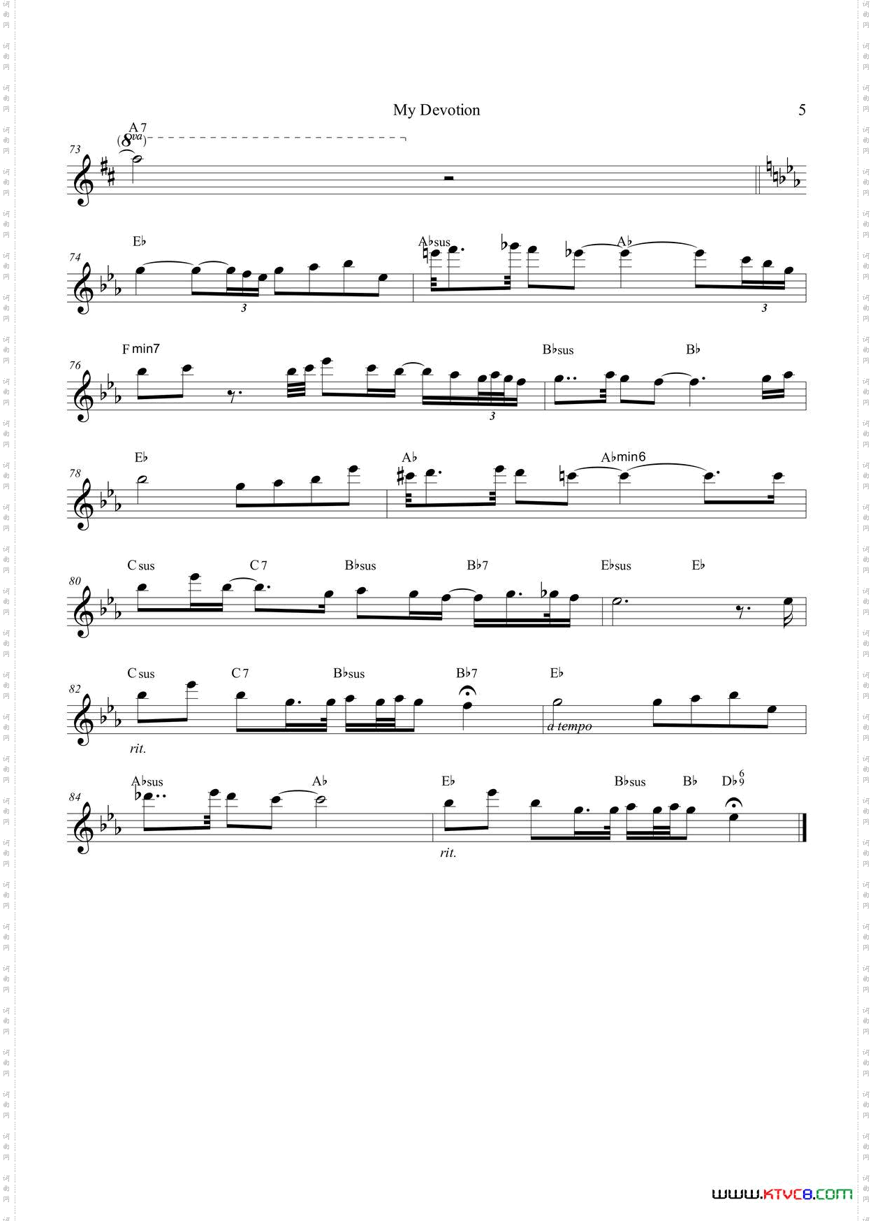 MyDevotion中音萨克斯_My Devotion中音萨克斯