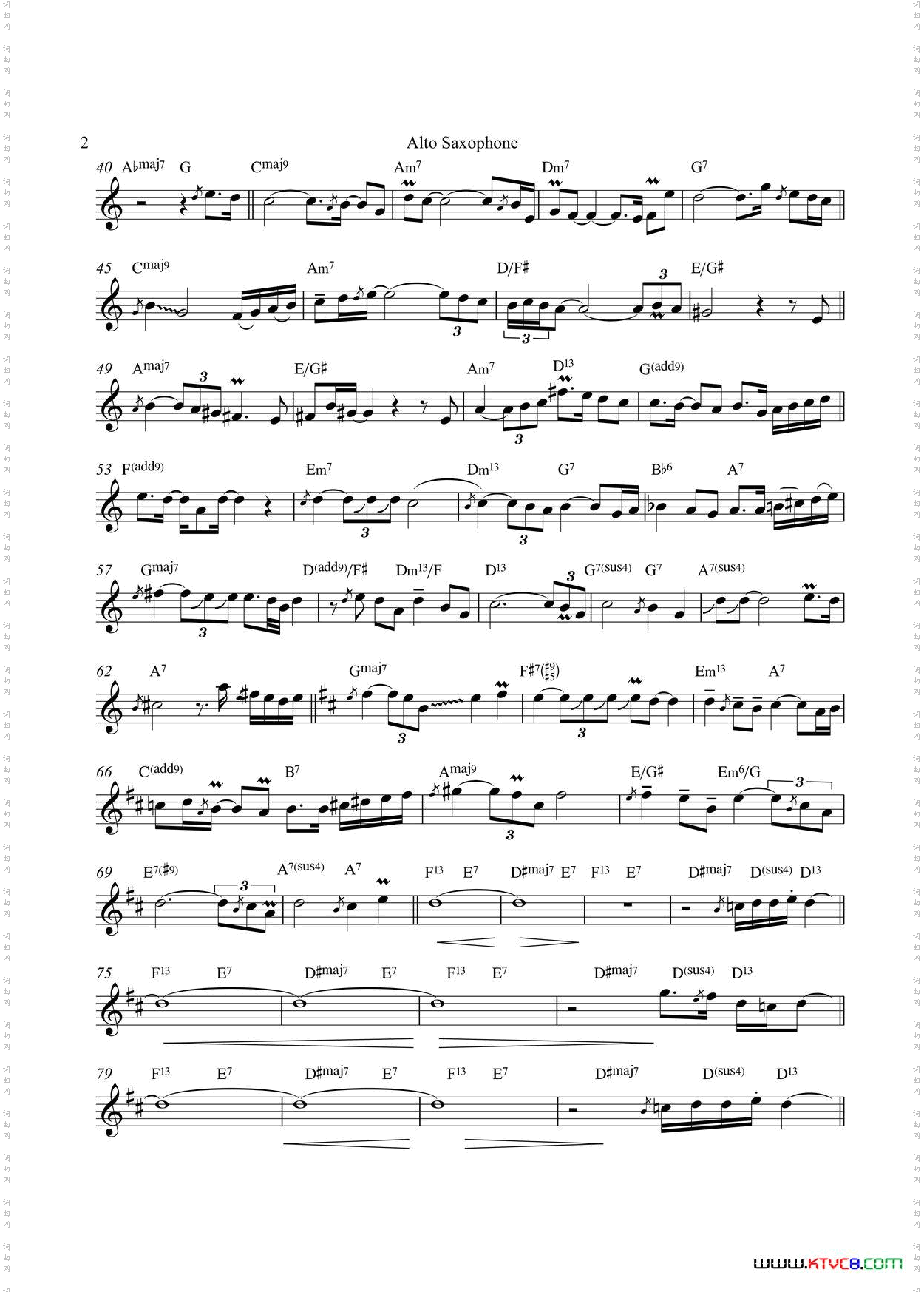 Overjoyed中音萨克斯