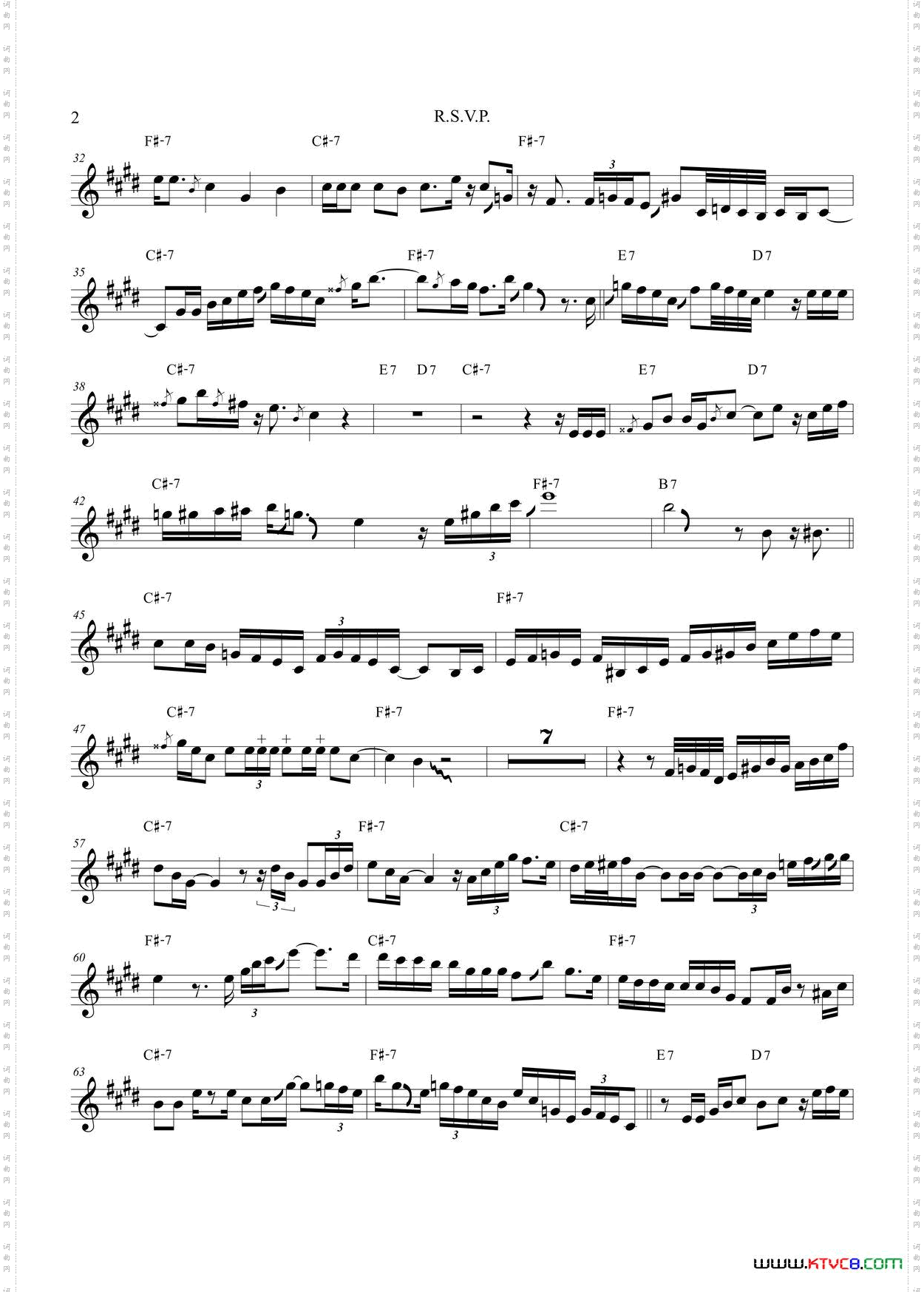 R.S.V.P中音萨克斯