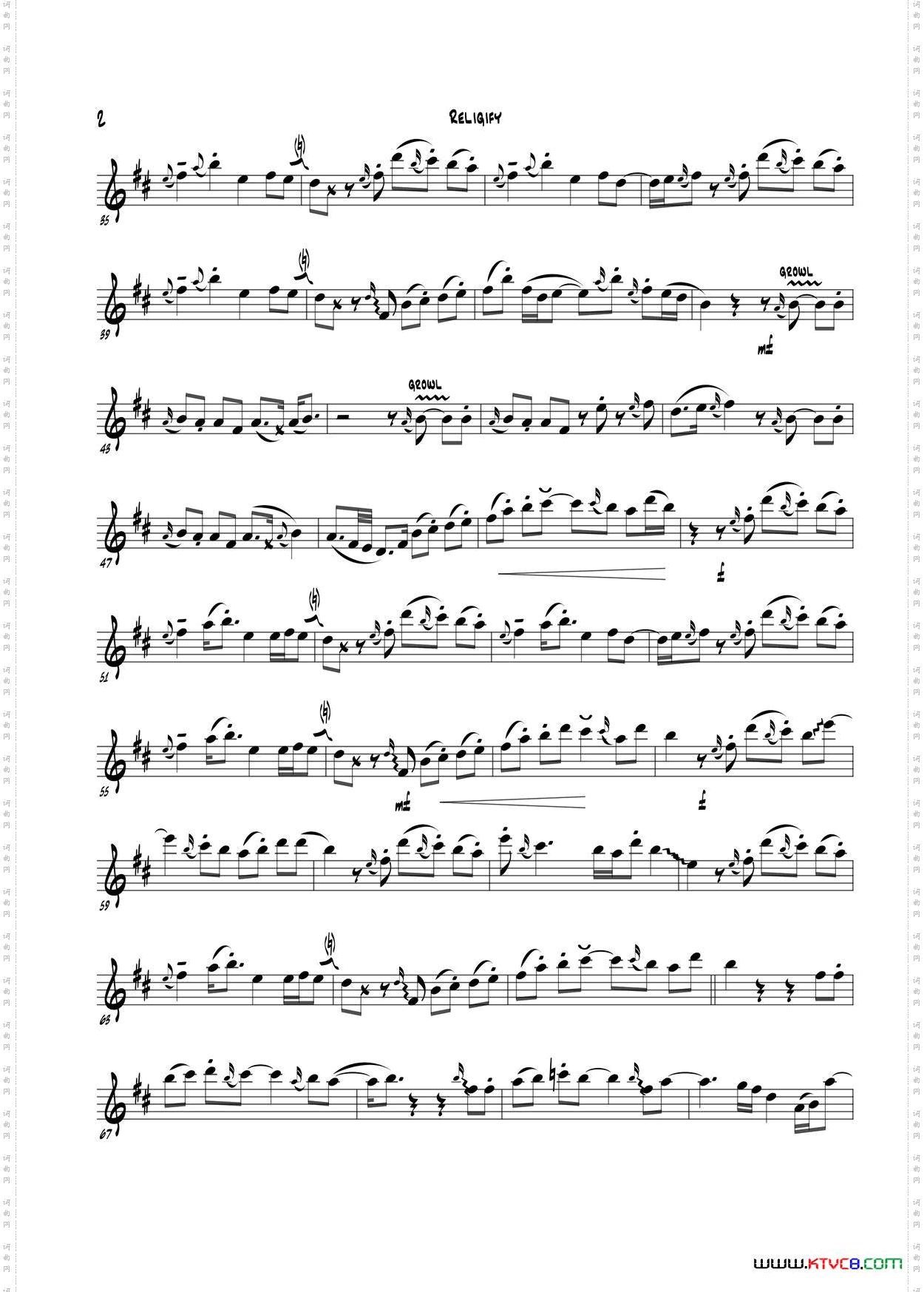 Religify次中音萨克斯