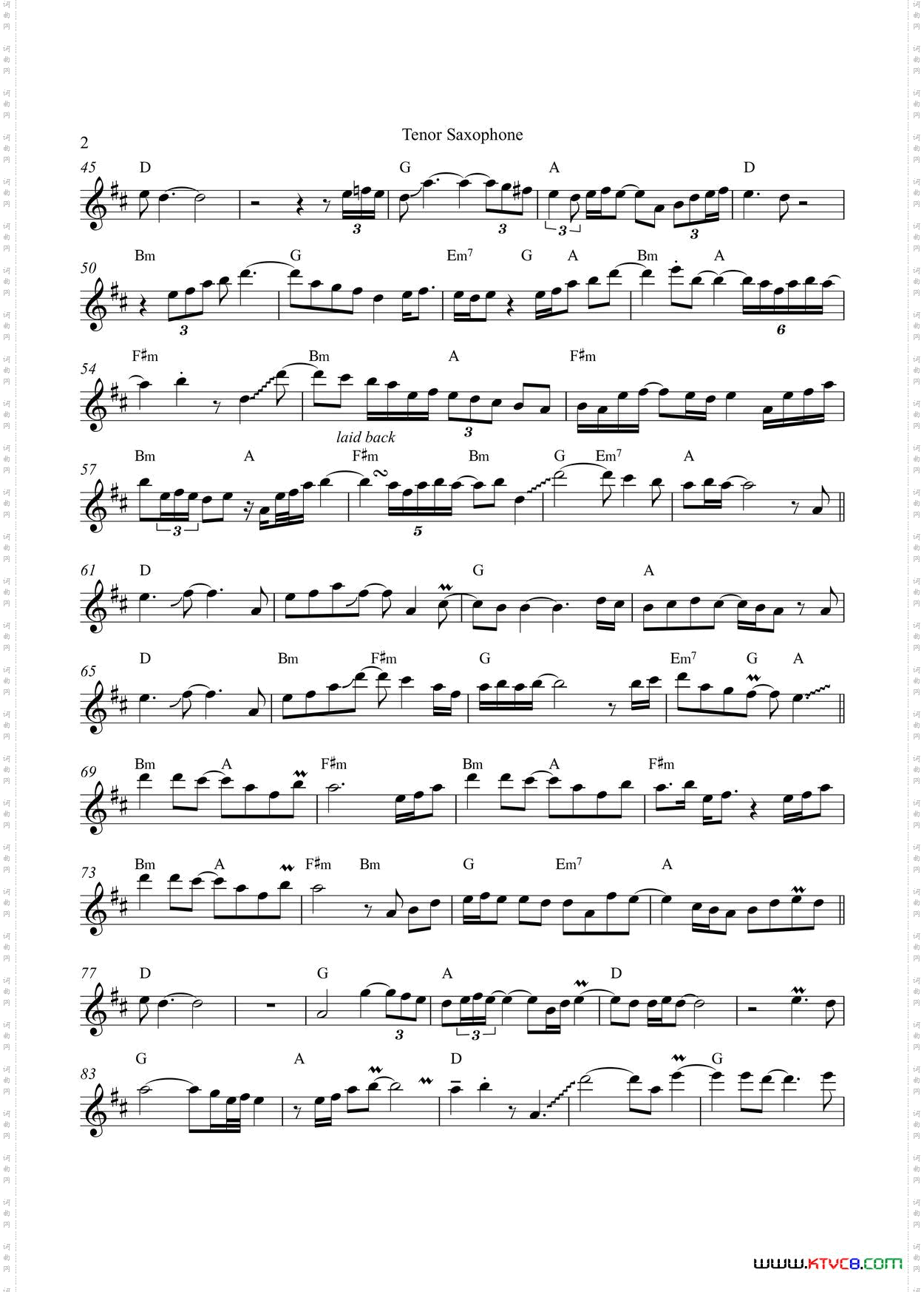 SweetDreams次中音萨克斯_Sweet Dreams次中音萨克斯