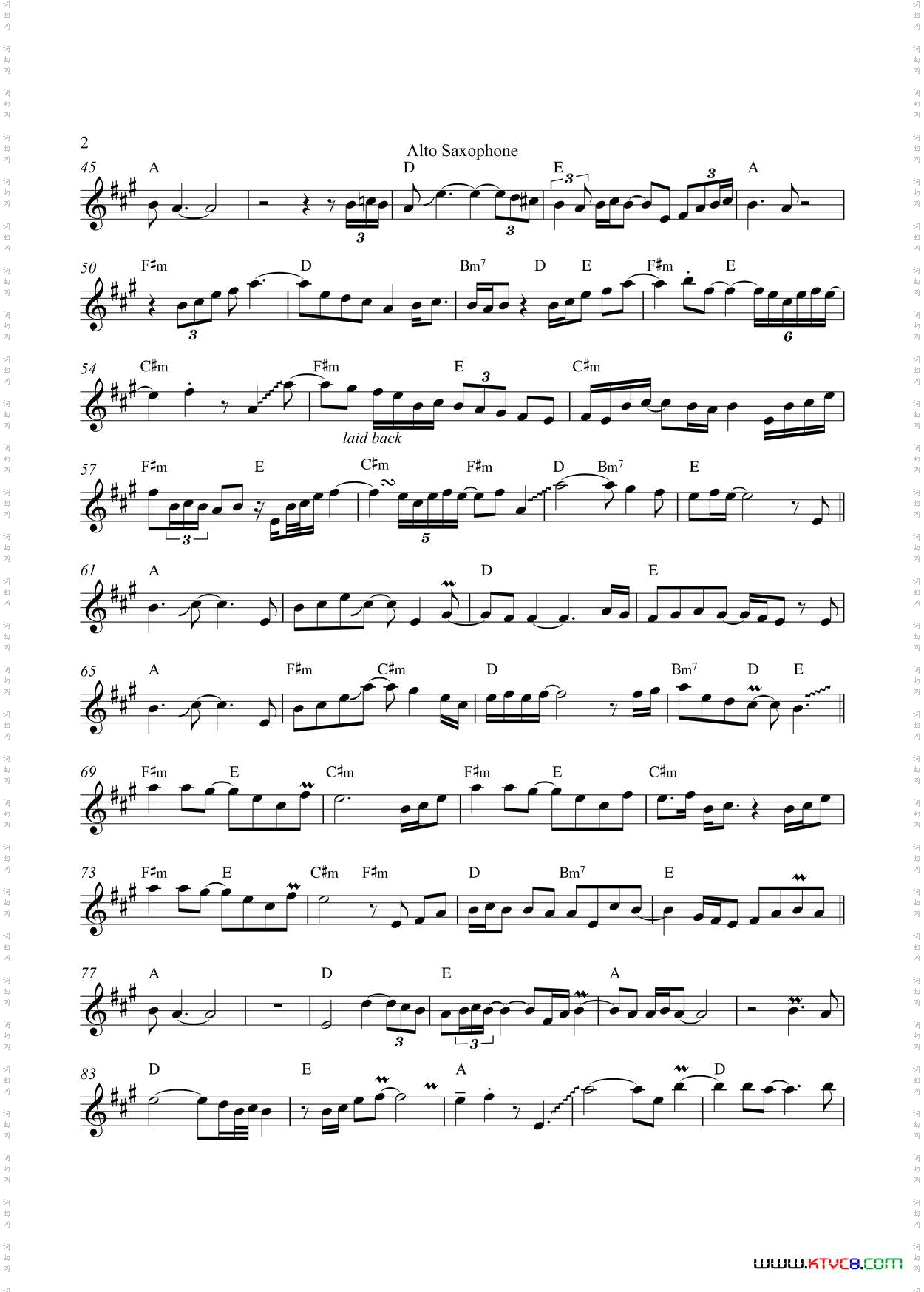 SweetDreams中音萨克斯_Sweet Dreams中音萨克斯