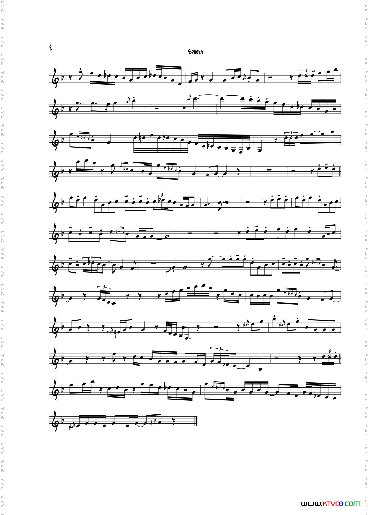 Spooky中音萨克斯