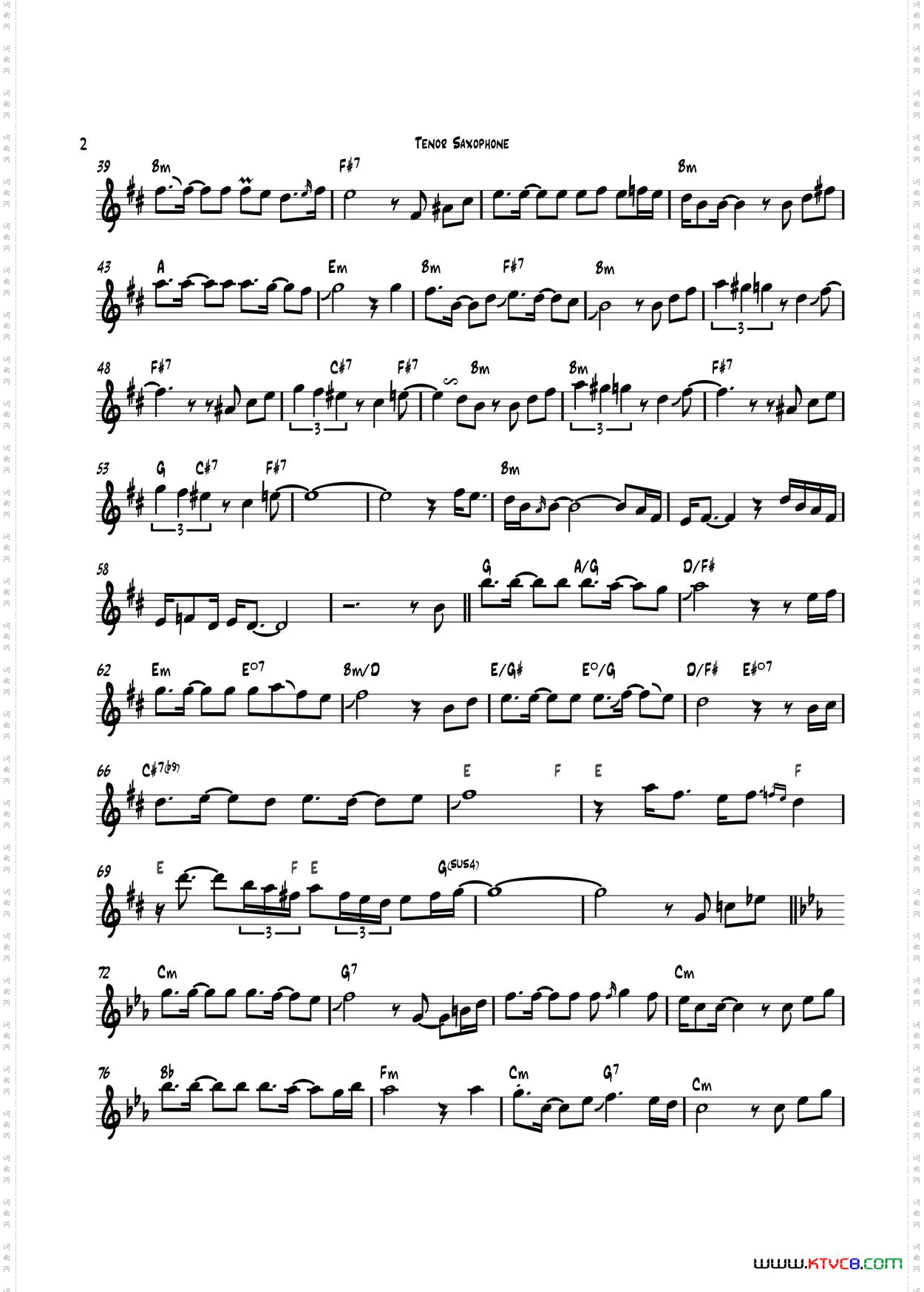 Tango次中音萨克斯