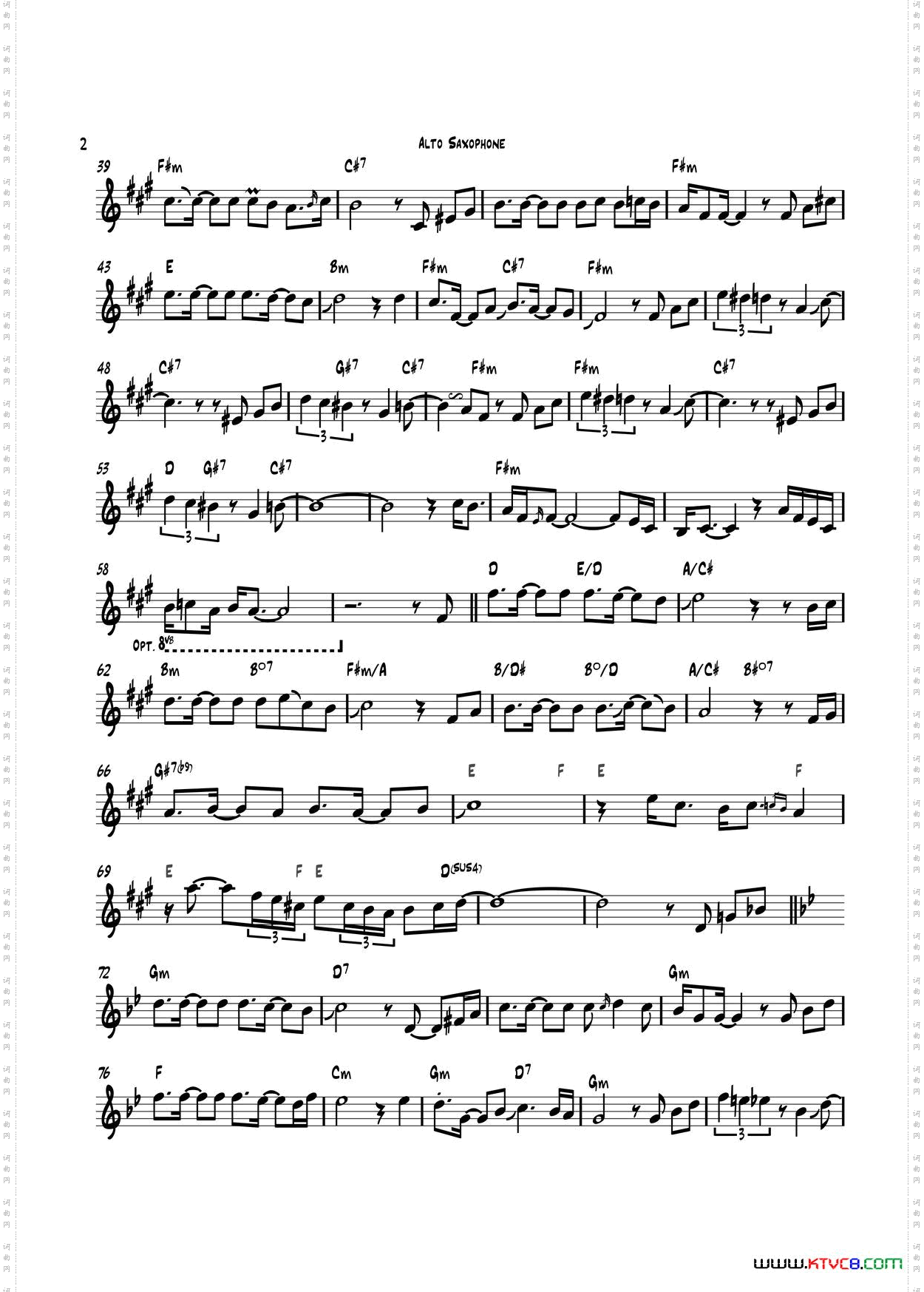 Tango中音萨克斯