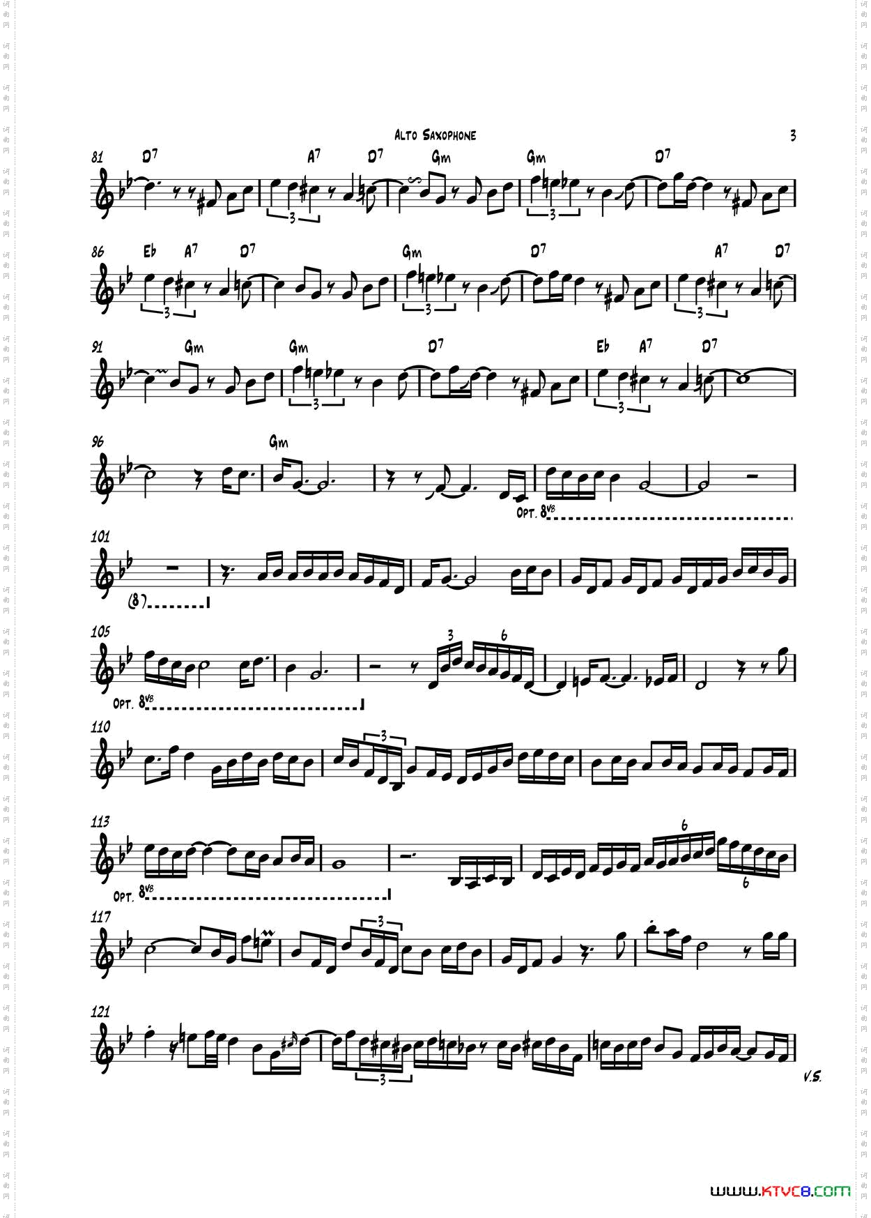 Tango中音萨克斯