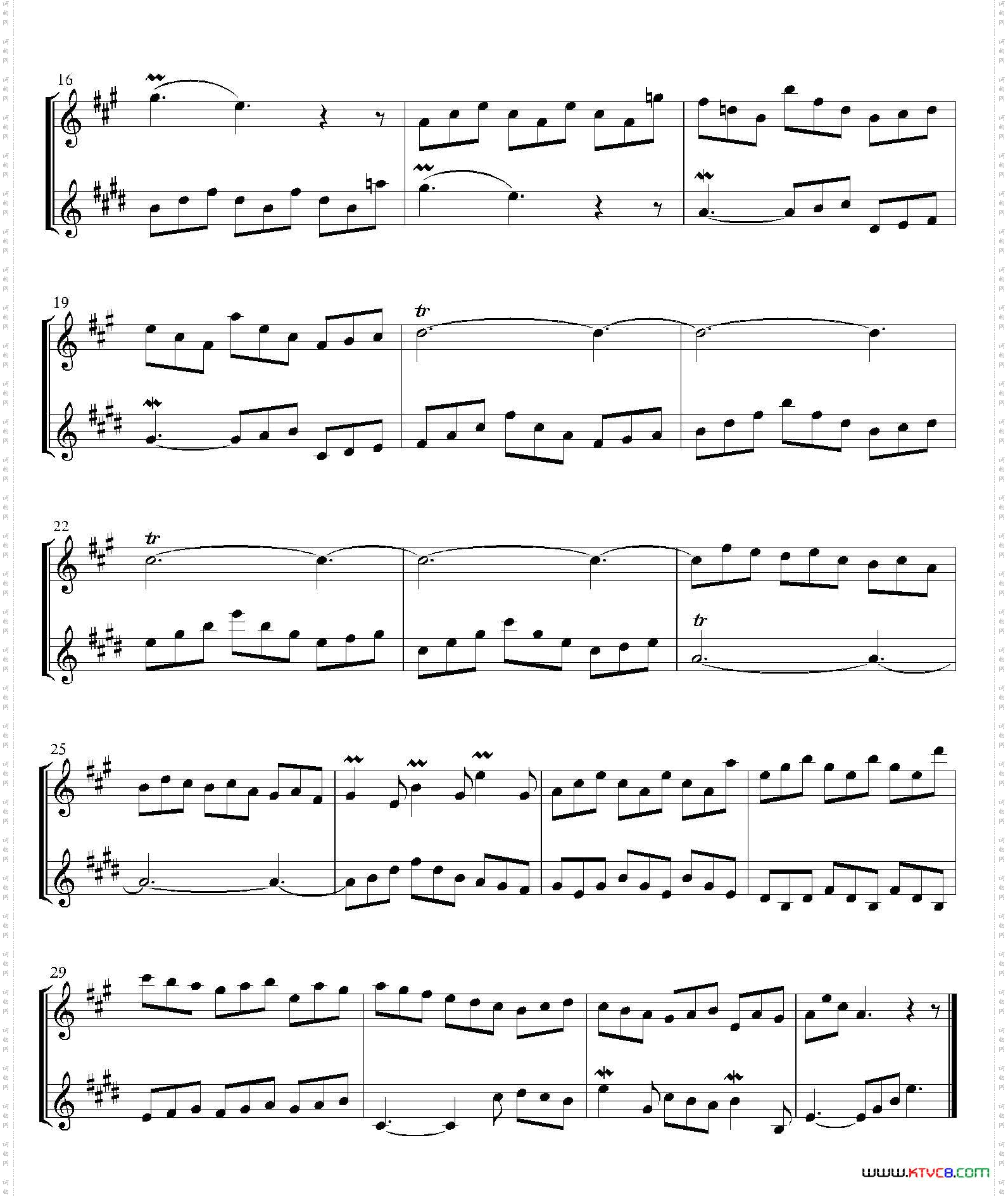 Inventions巴赫15首创意曲二重奏—10_Inventions 巴赫15首创意曲二重奏—10