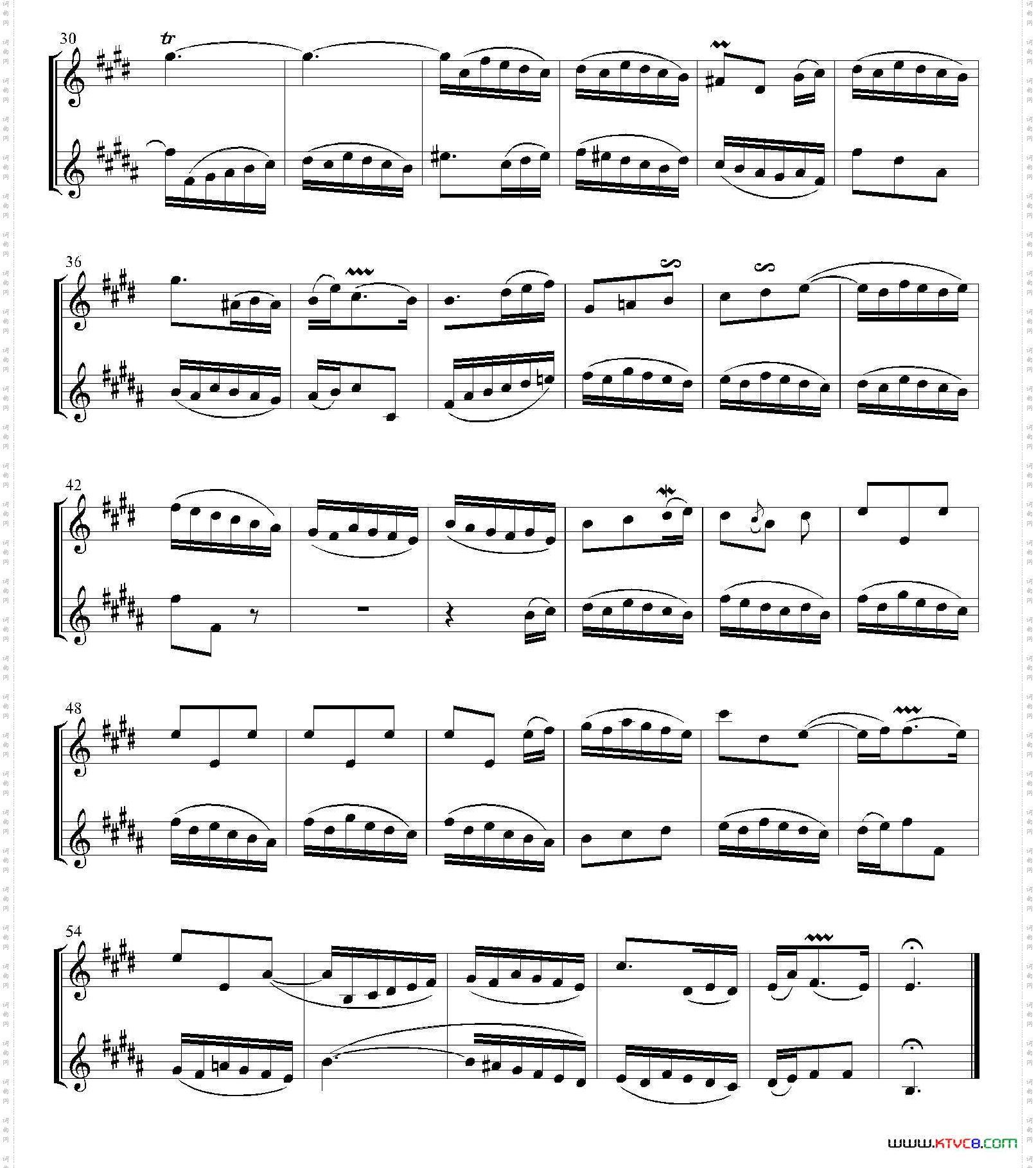 Inventions巴赫15首创意曲二重奏—3_Inventions 巴赫15首创意曲二重奏—3