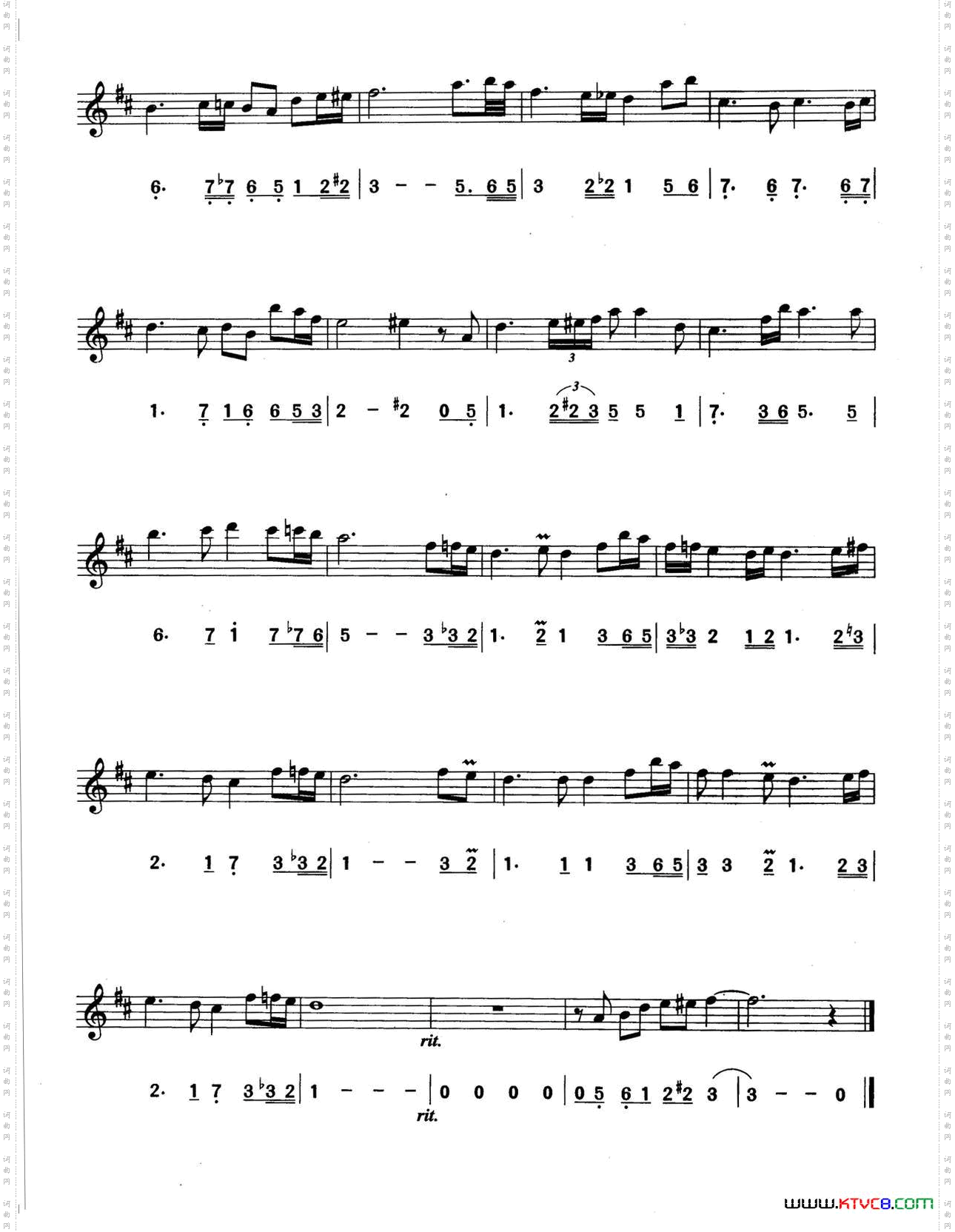 月亮代表我的心_月亮代表我的心线简谱对照版