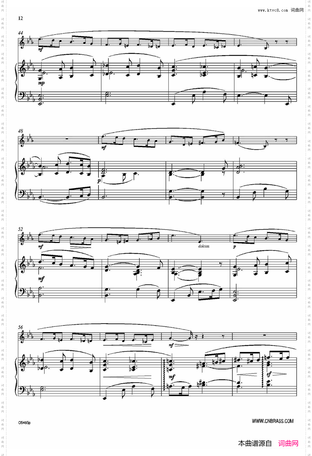 Sicilienne萨克斯+钢琴伴奏