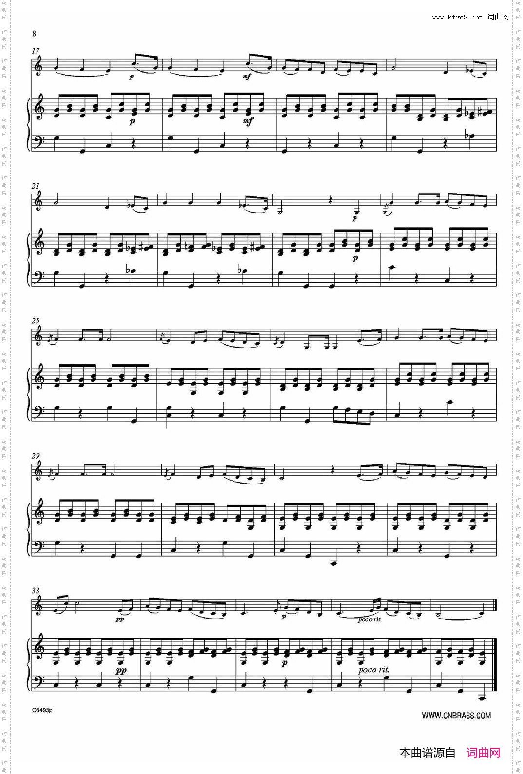 Serenade萨克斯+钢琴伴奏